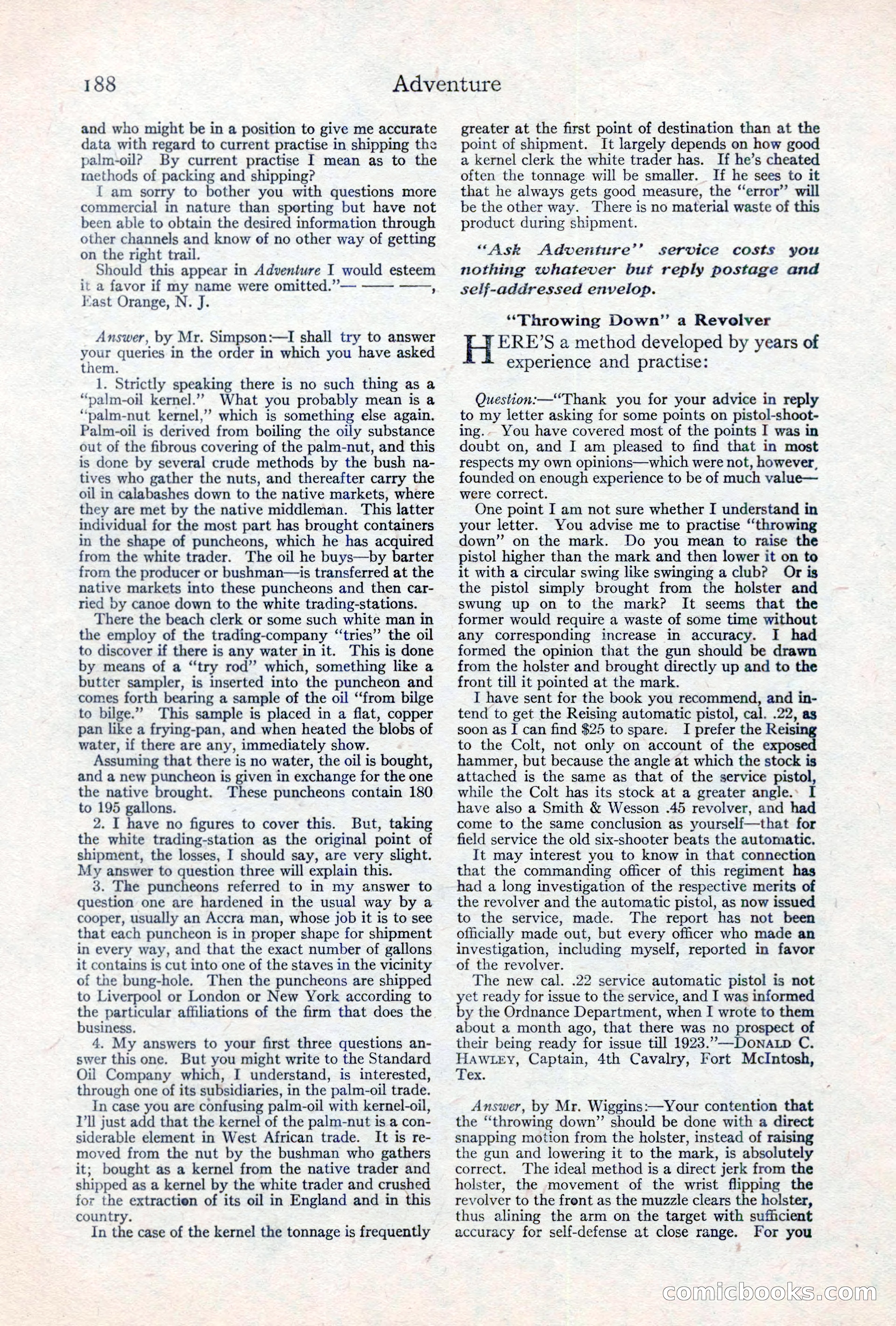 Adventure Magazine, May 10, 1923 — page 198 of 204