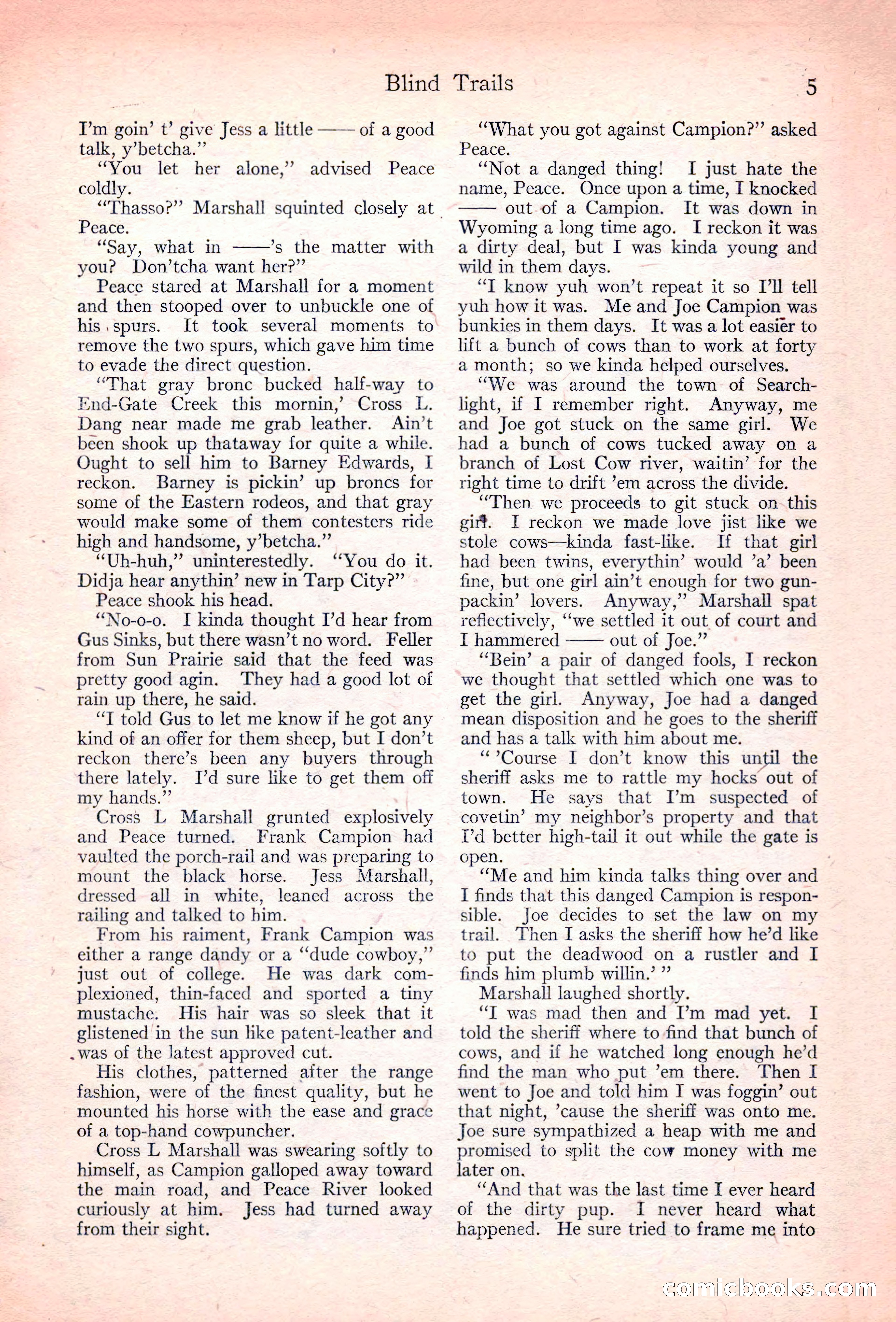 Adventure Magazine, November 10, 1923 — page 7 of 196