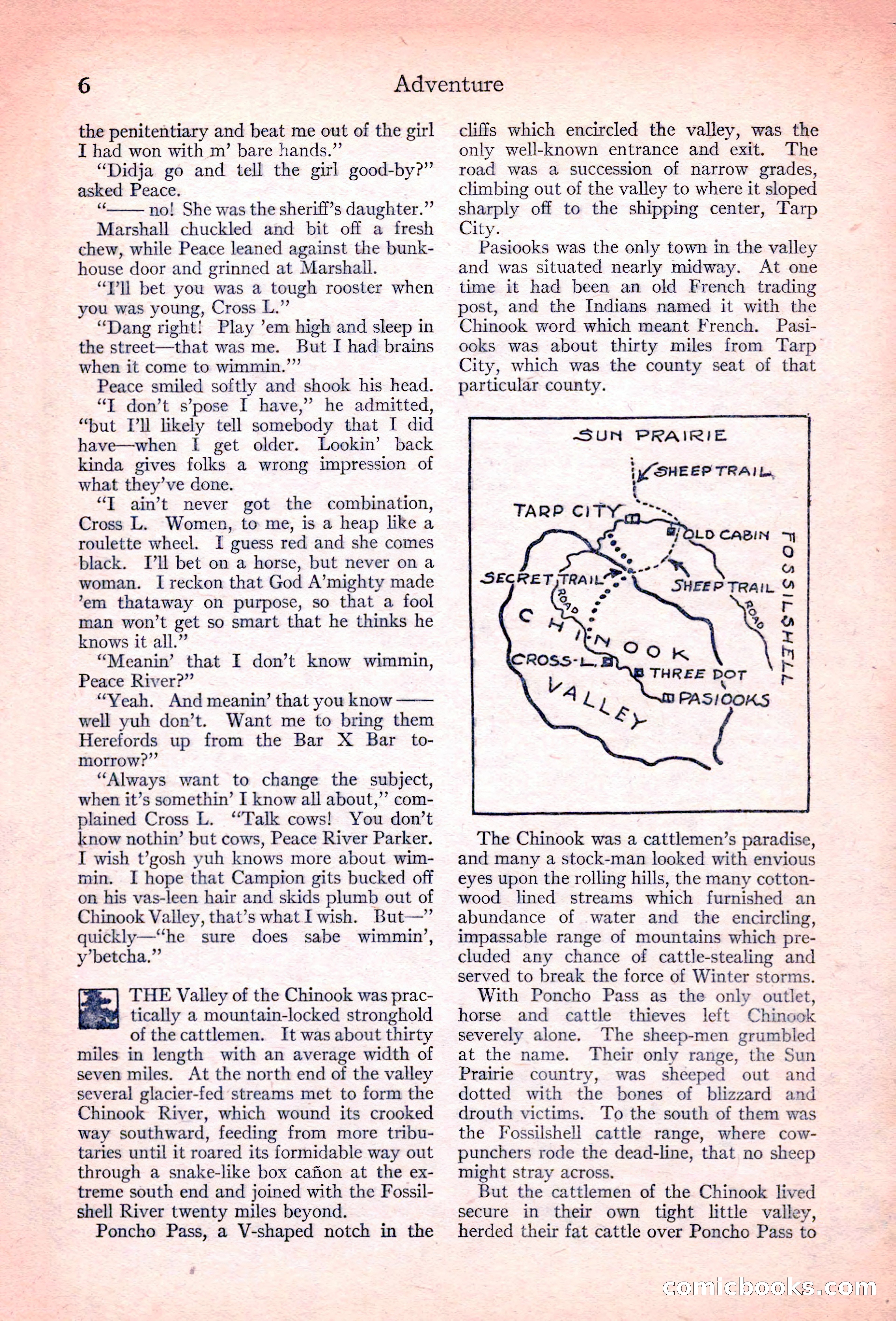 Adventure Magazine, November 10, 1923 — page 8 of 196