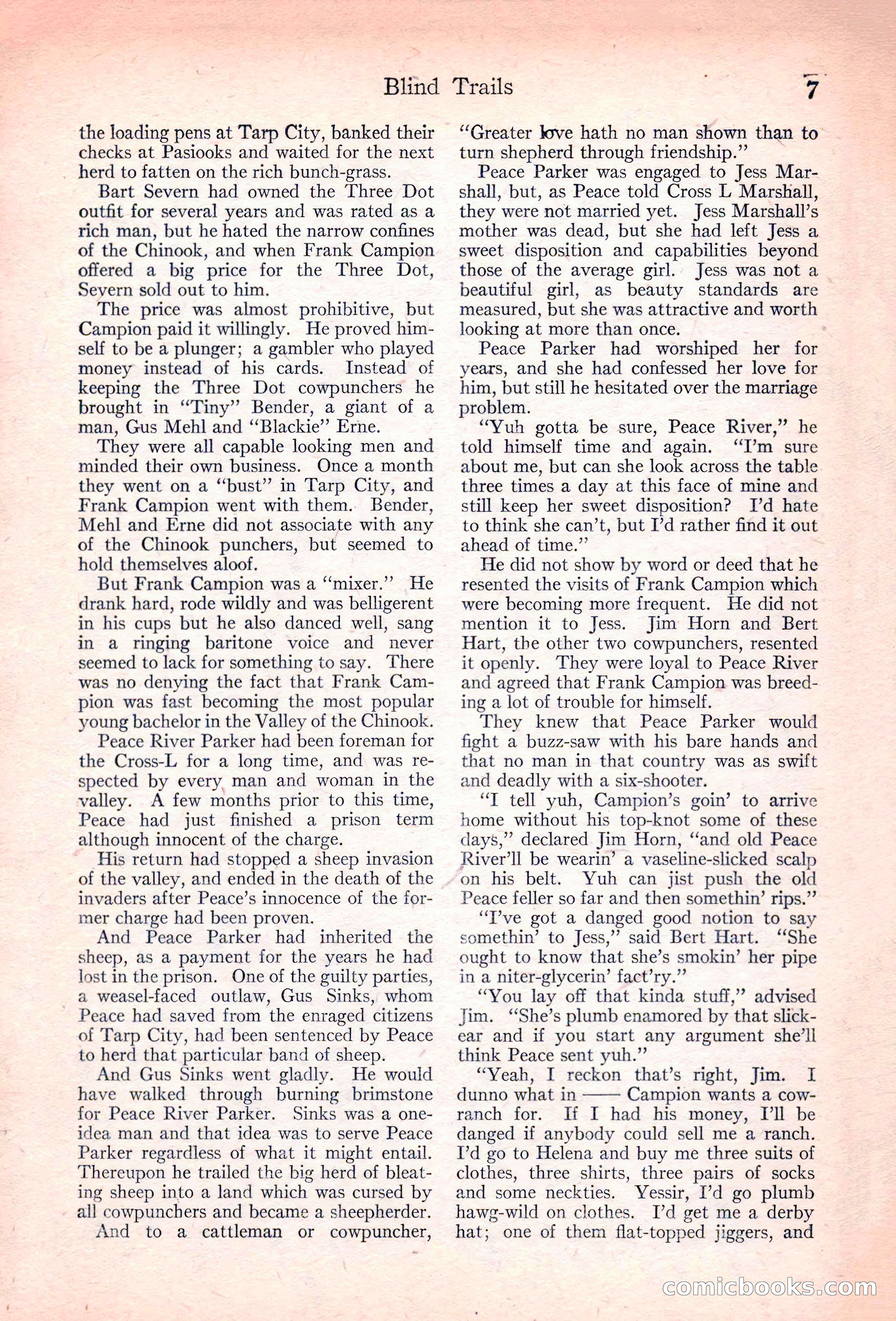 Adventure Magazine, November 10, 1923 — page 9 of 196