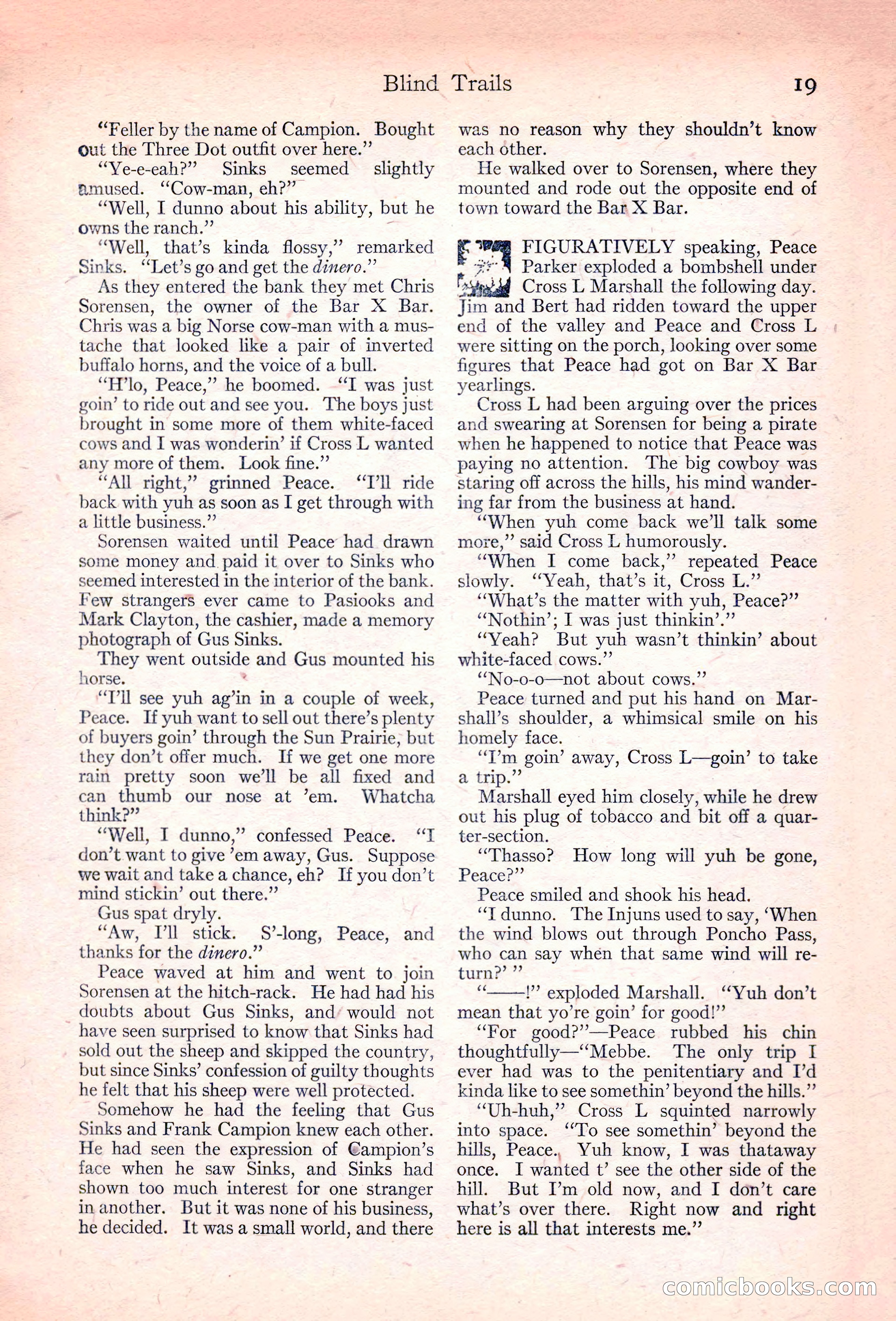 Adventure Magazine, November 10, 1923 — page 21 of 196