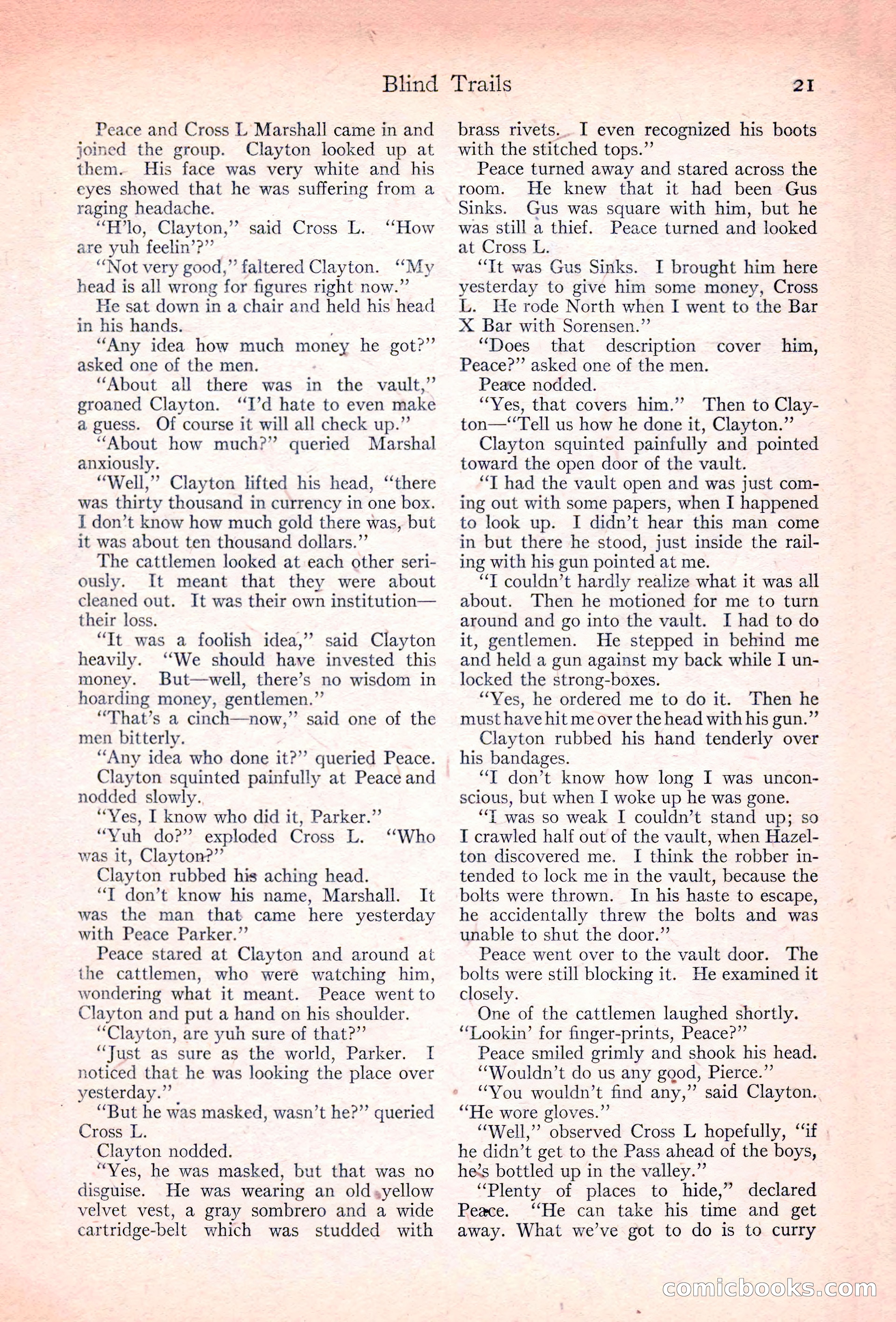 Adventure Magazine, November 10, 1923 — page 23 of 196
