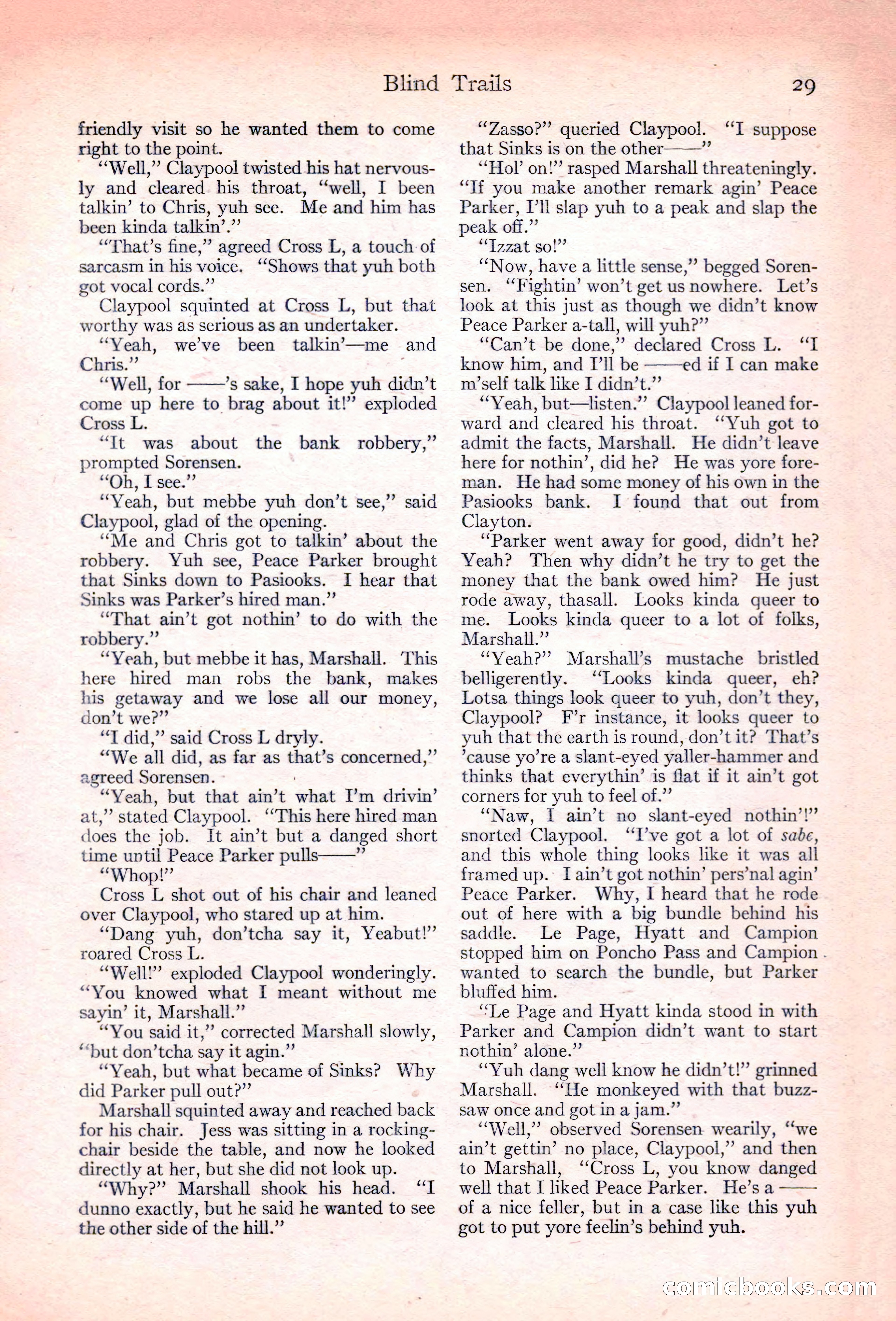 Adventure Magazine, November 10, 1923 — page 31 of 196