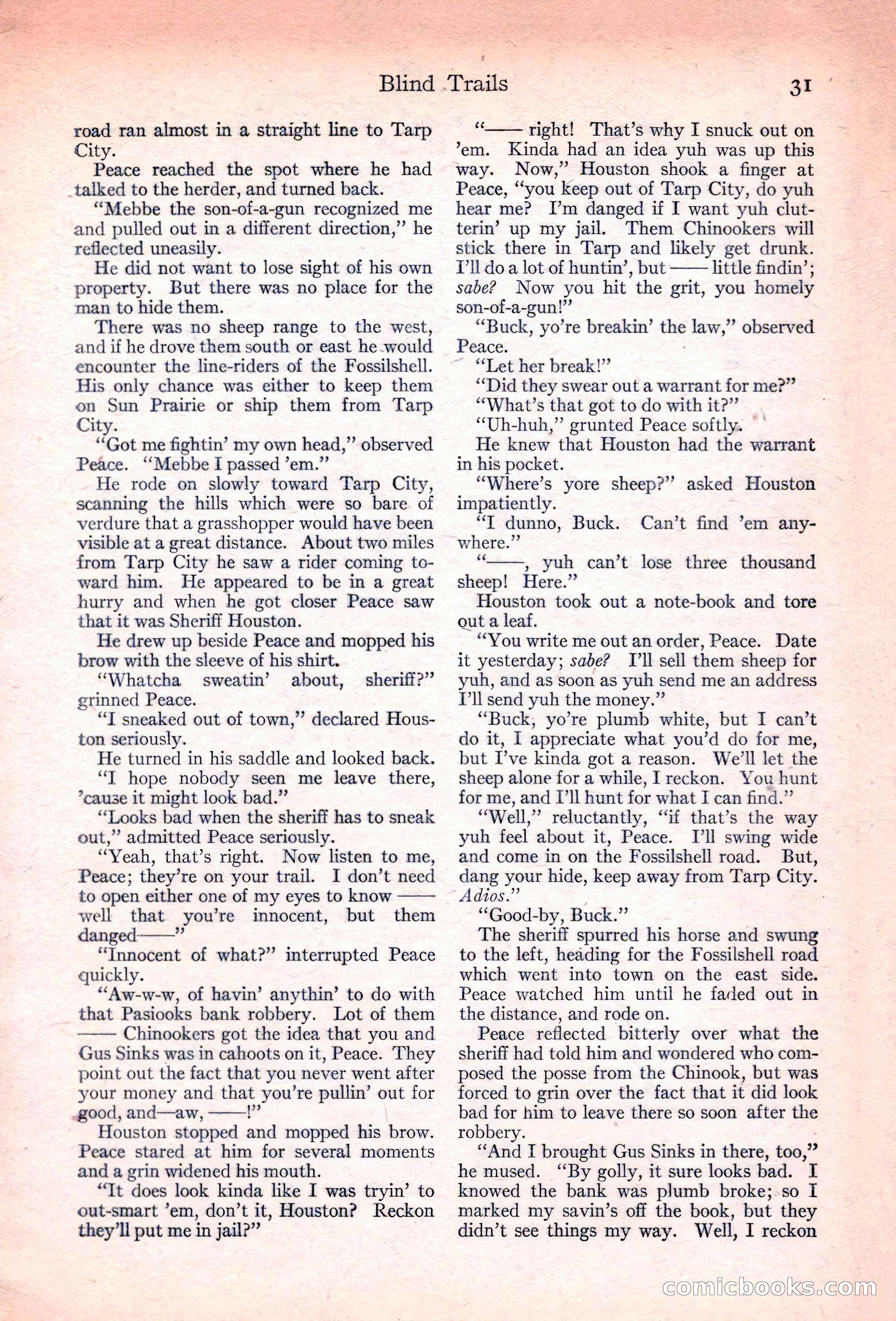 Adventure Magazine, November 10, 1923 — page 33 of 196