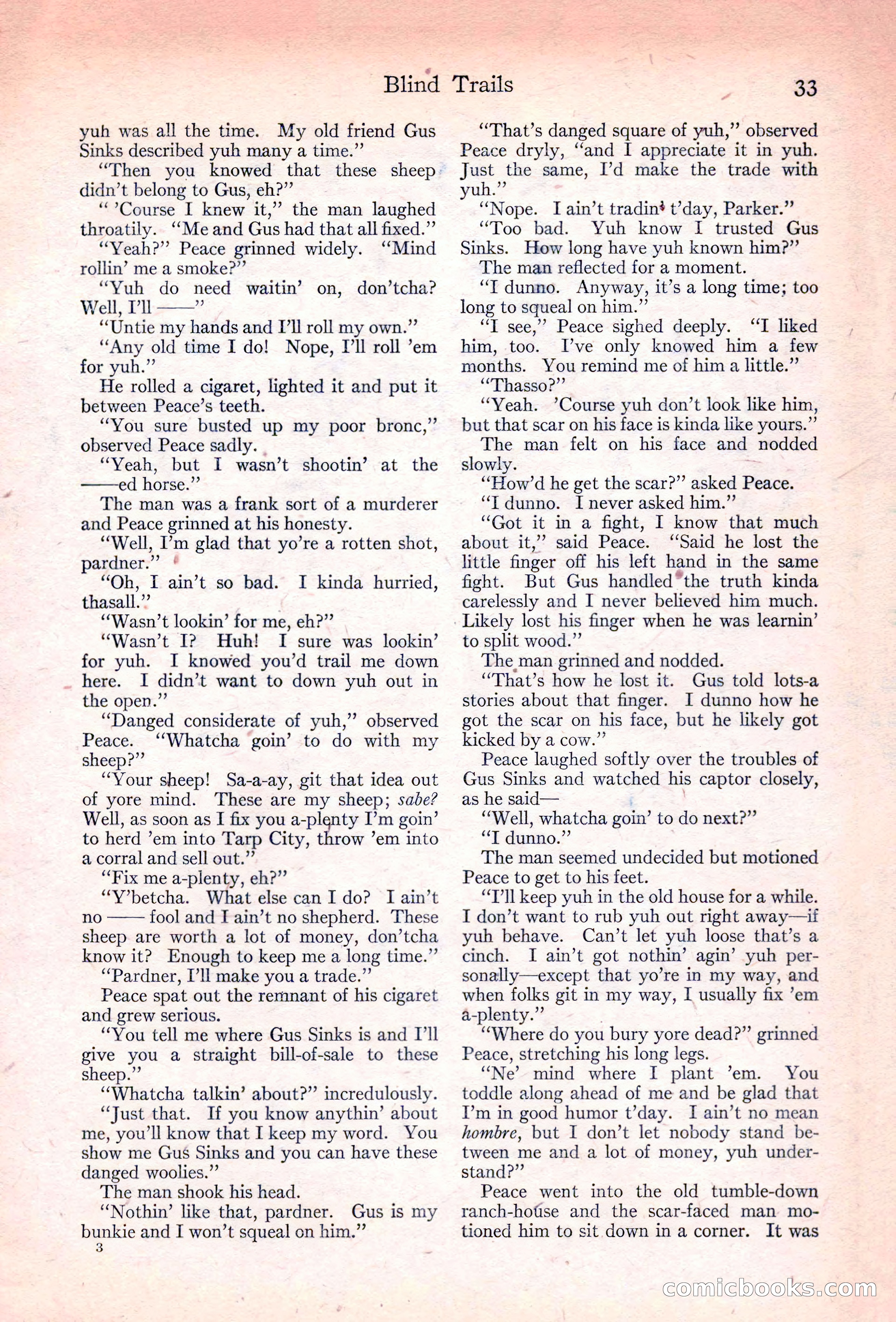 Adventure Magazine, November 10, 1923 — page 35 of 196
