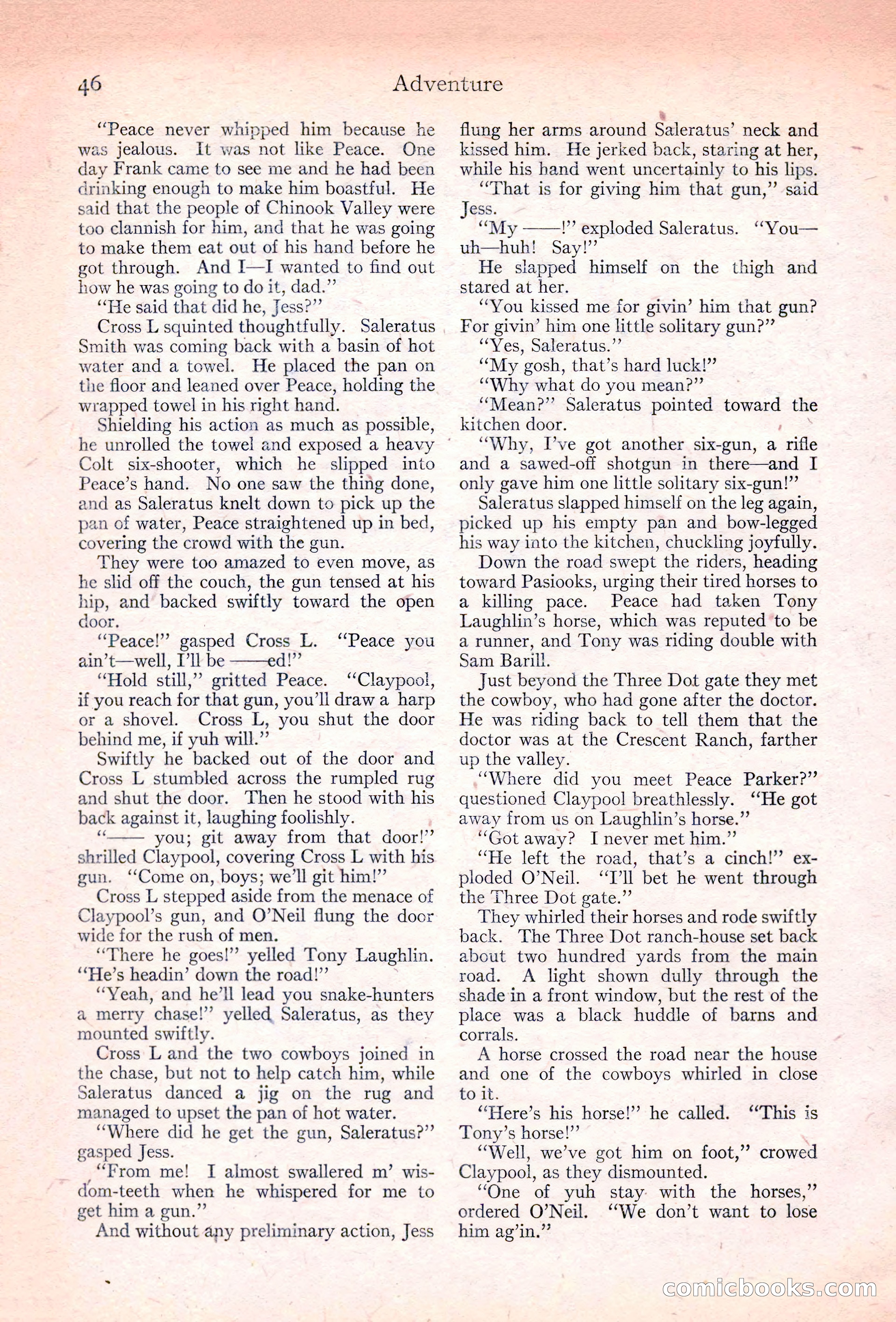 Adventure Magazine, November 10, 1923 — page 48 of 196