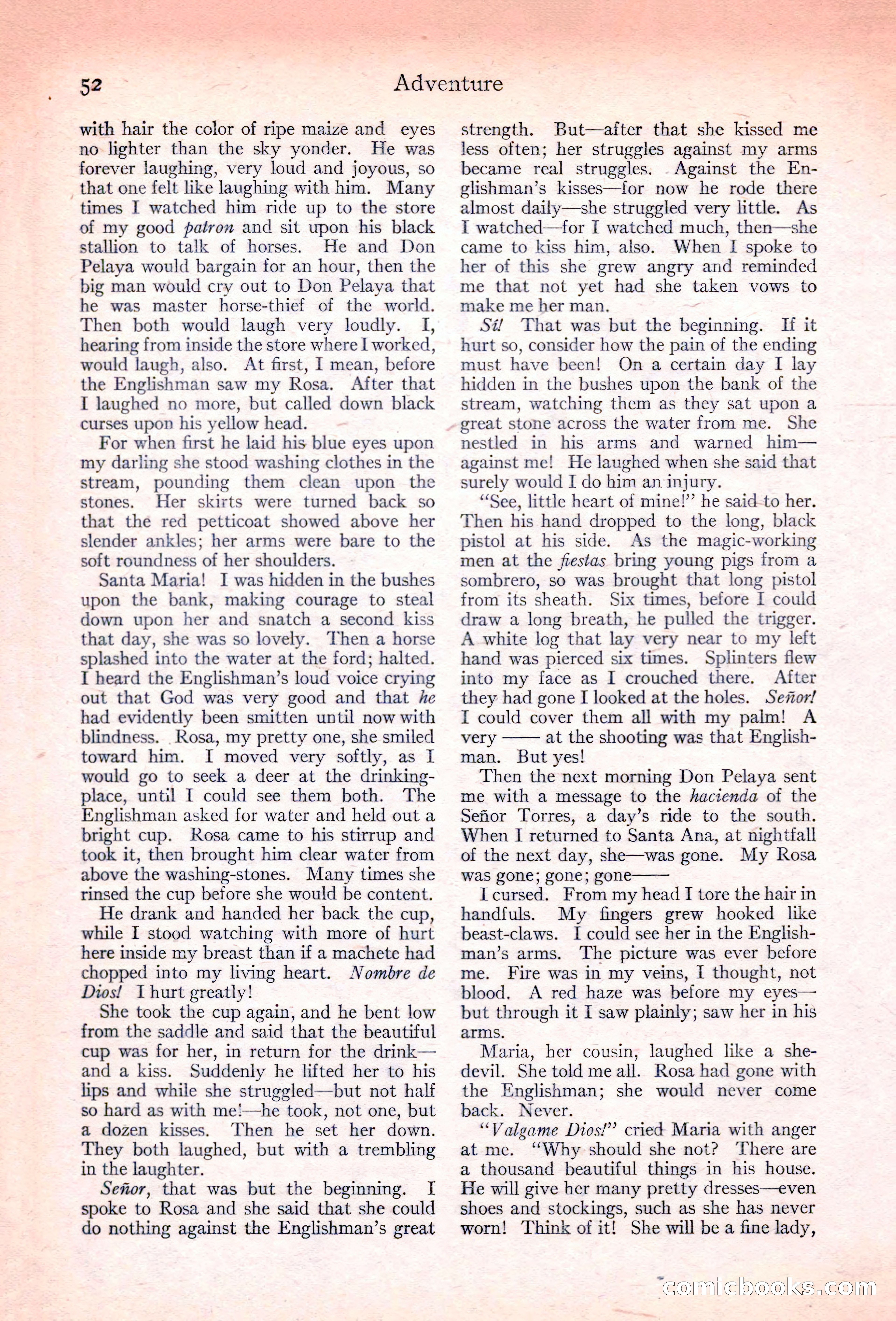 Adventure Magazine, November 10, 1923 — page 54 of 196