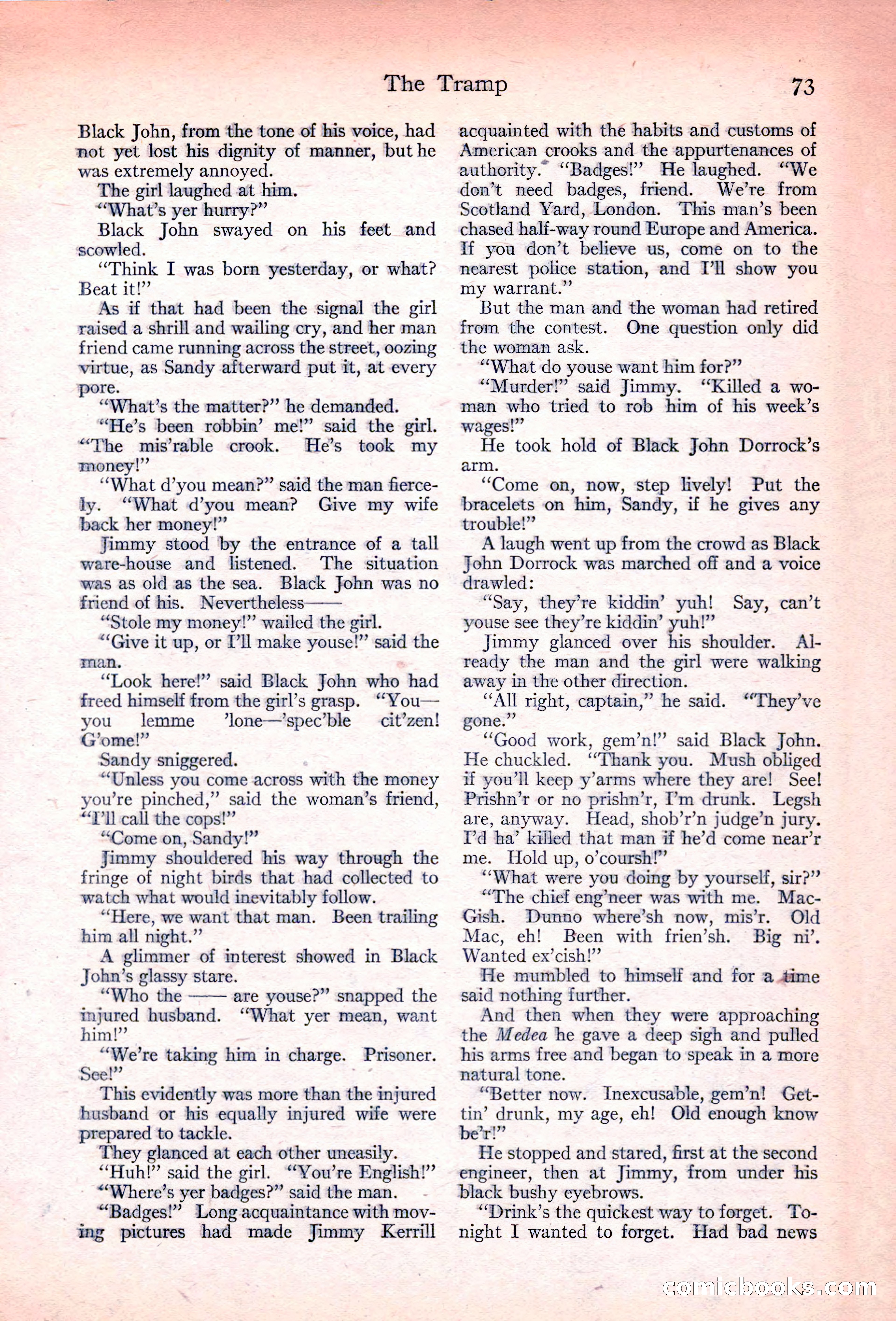 Adventure Magazine, November 10, 1923 — page 75 of 196