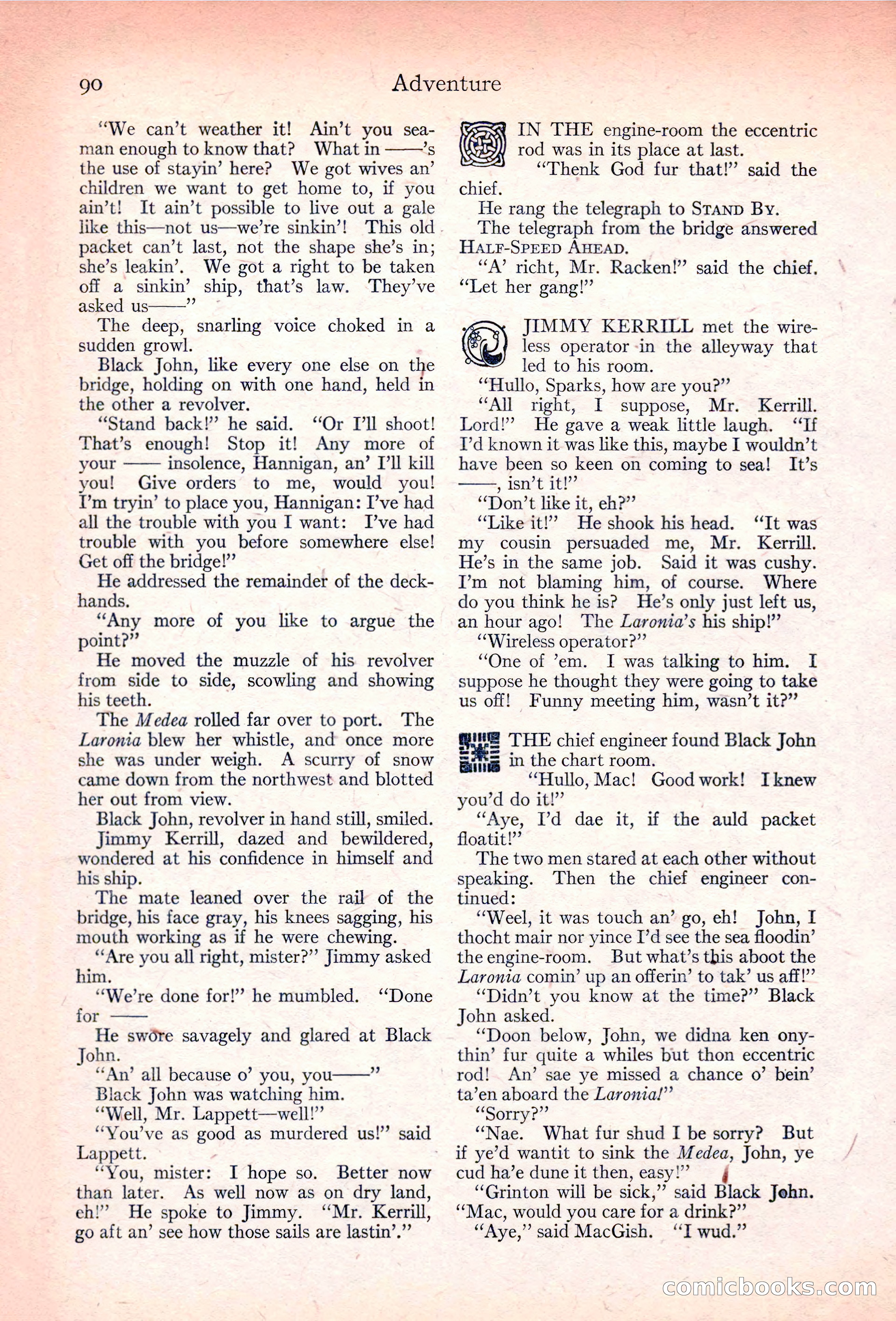 Adventure Magazine, November 10, 1923 — page 92 of 196