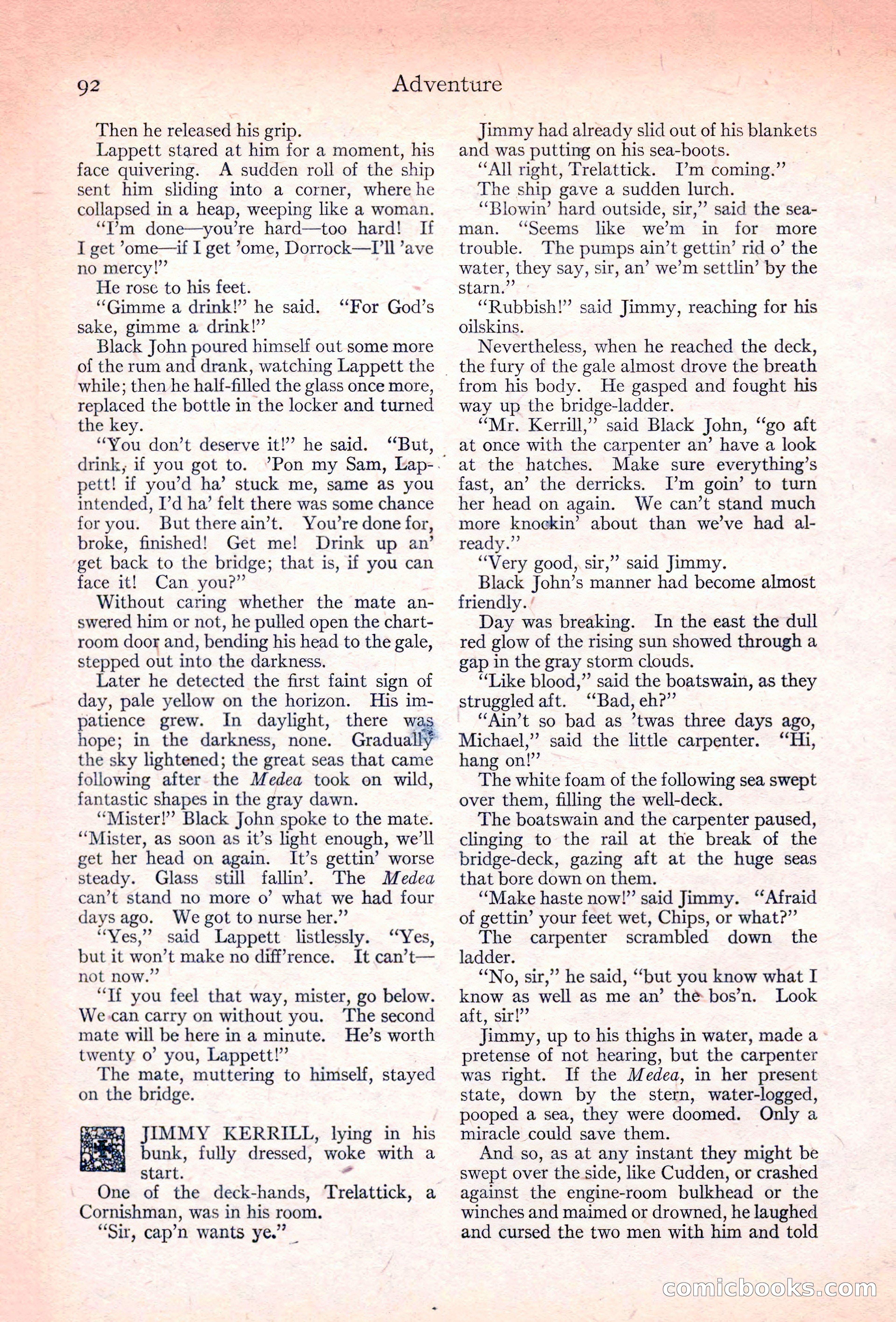 Adventure Magazine, November 10, 1923 — page 94 of 196