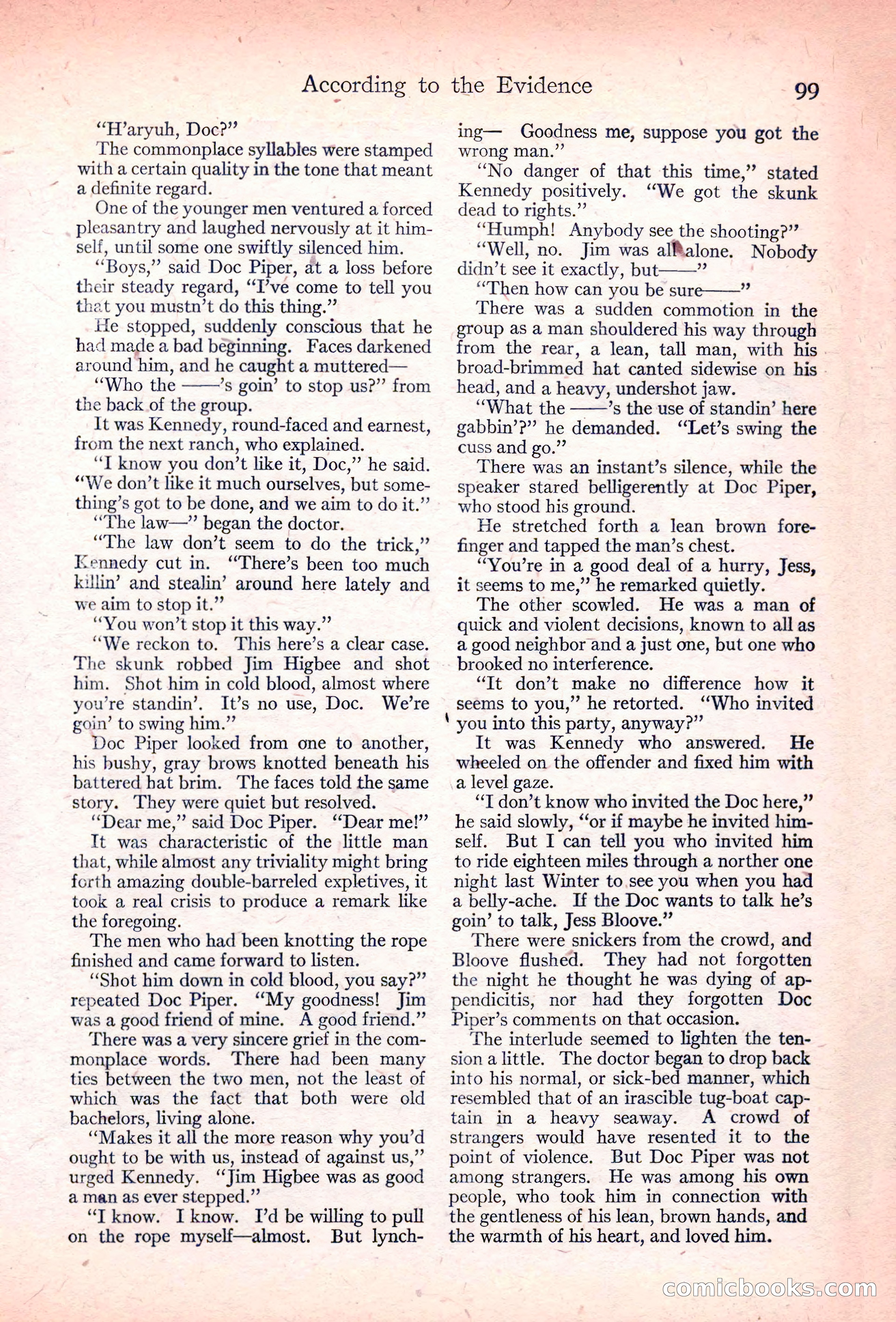 Adventure Magazine, November 10, 1923 — page 101 of 196