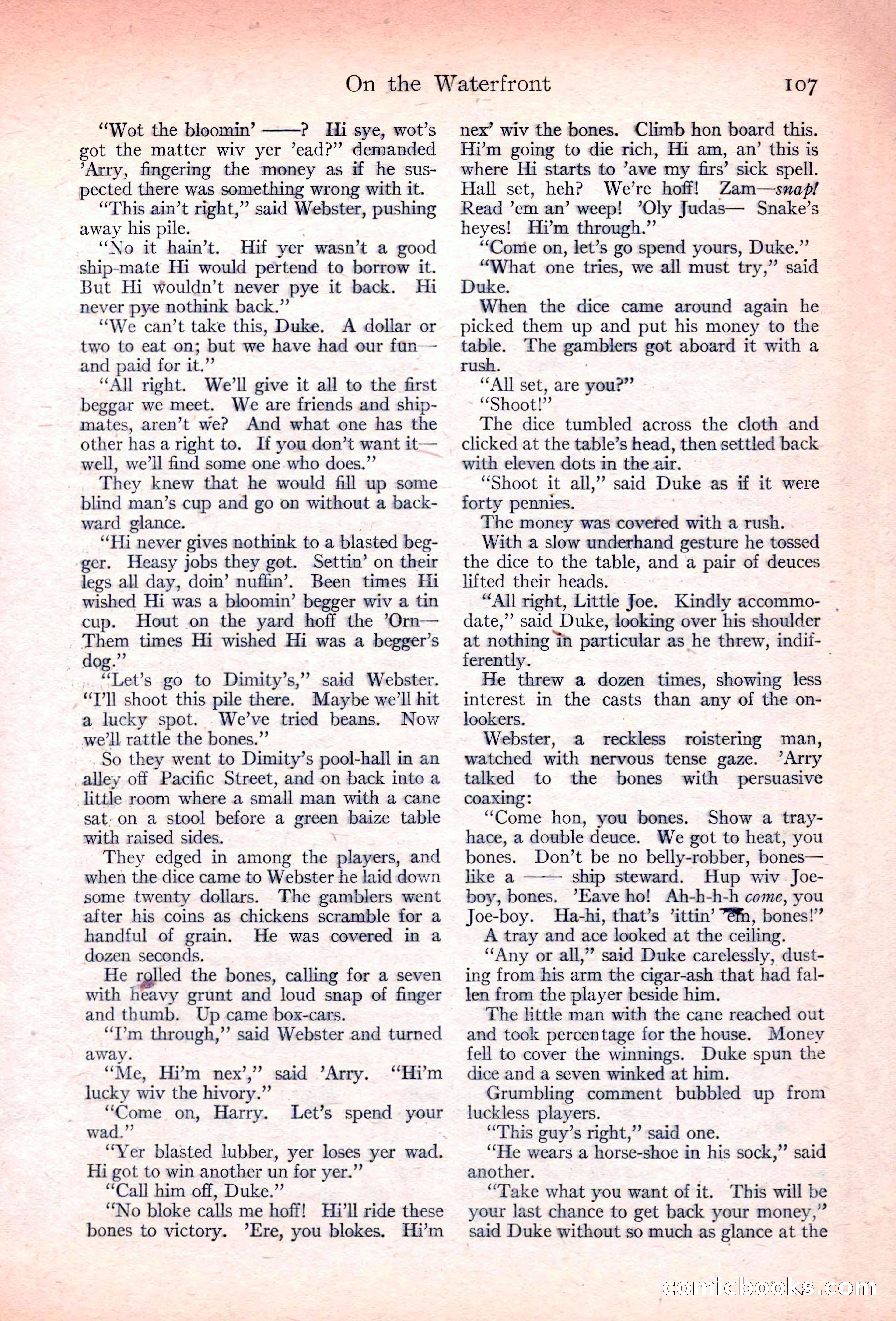 Adventure Magazine, November 10, 1923 — page 109 of 196