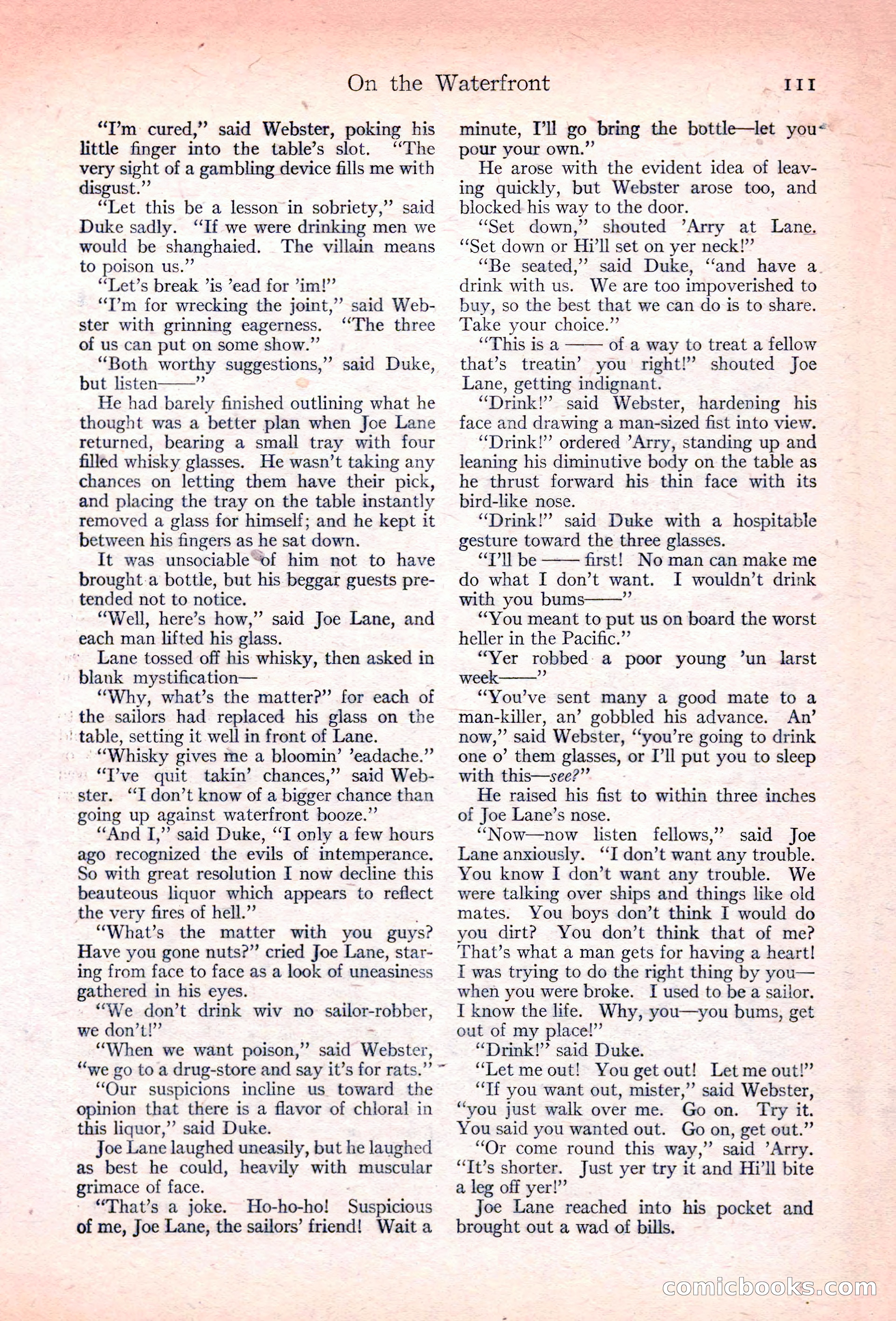 Adventure Magazine, November 10, 1923 — page 113 of 196