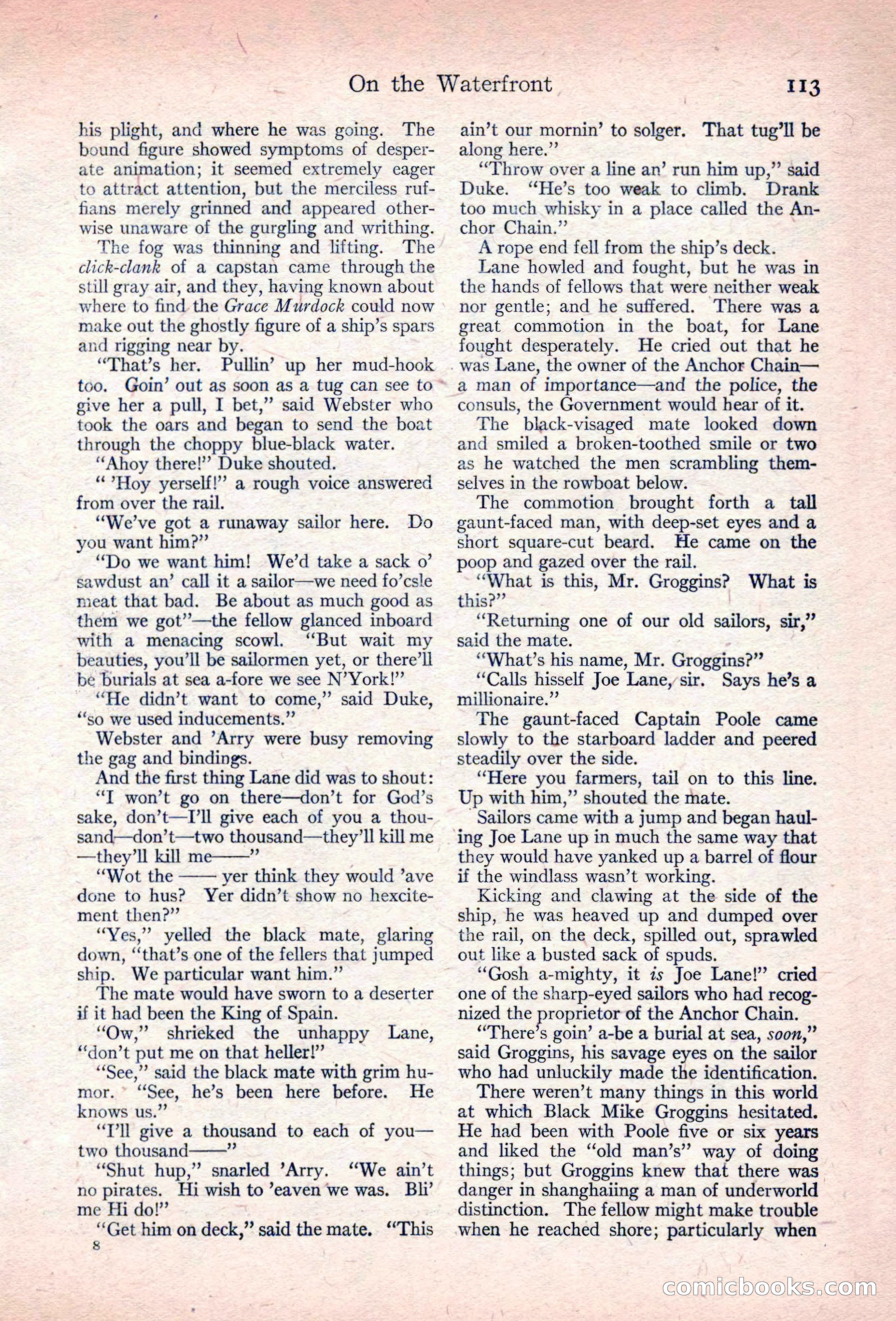 Adventure Magazine, November 10, 1923 — page 115 of 196