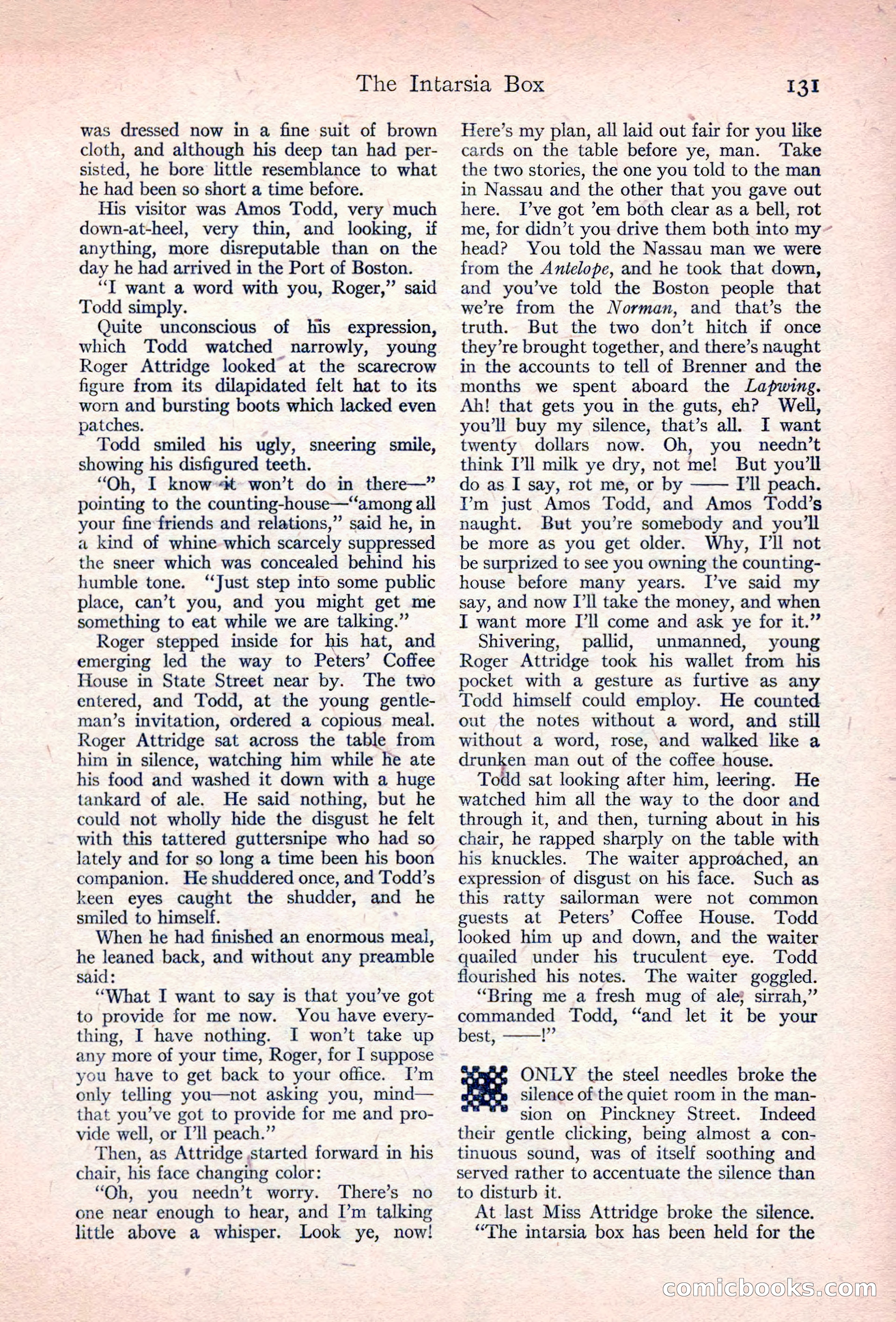 Adventure Magazine, November 10, 1923 — page 133 of 196