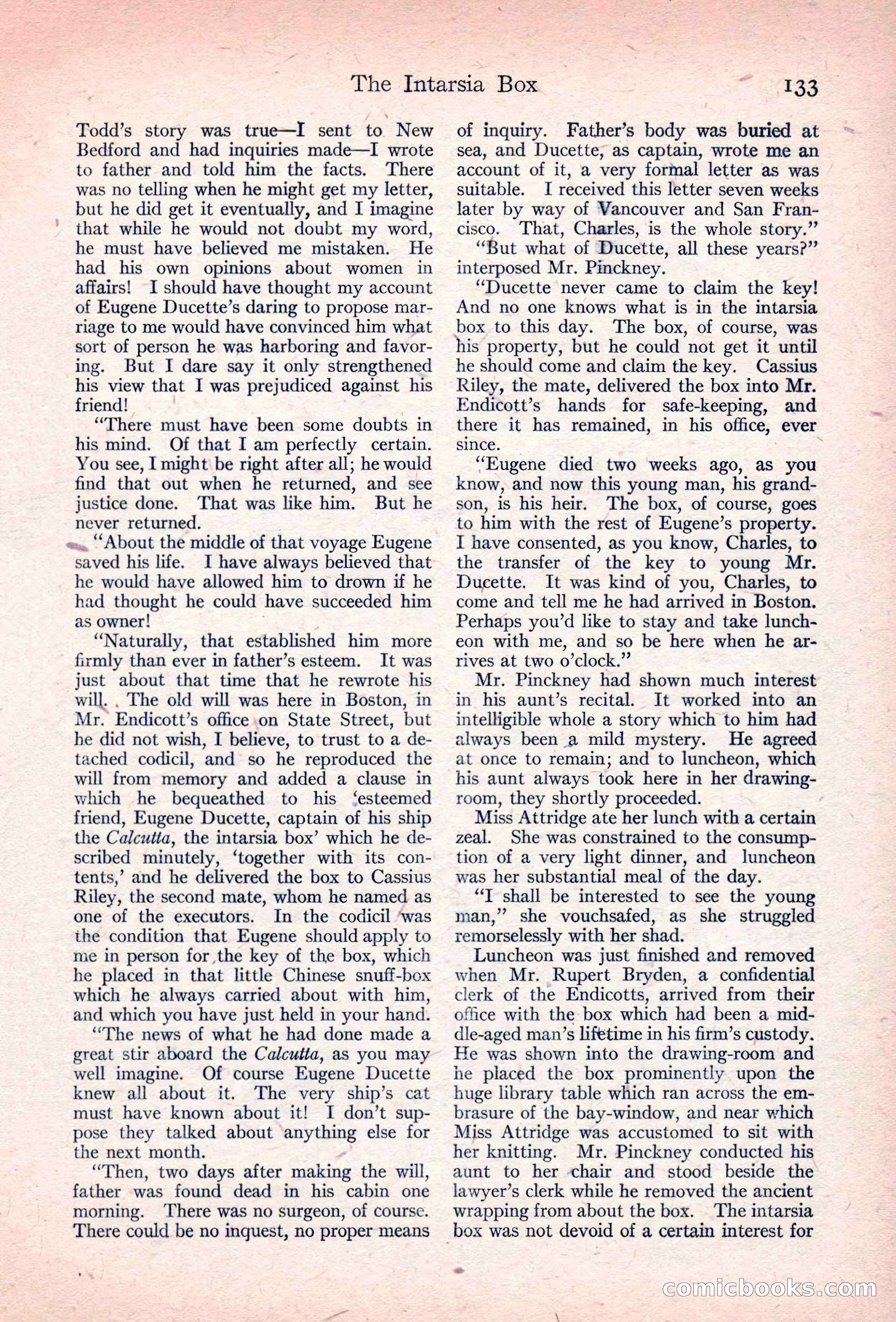 Adventure Magazine, November 10, 1923 — page 135 of 196