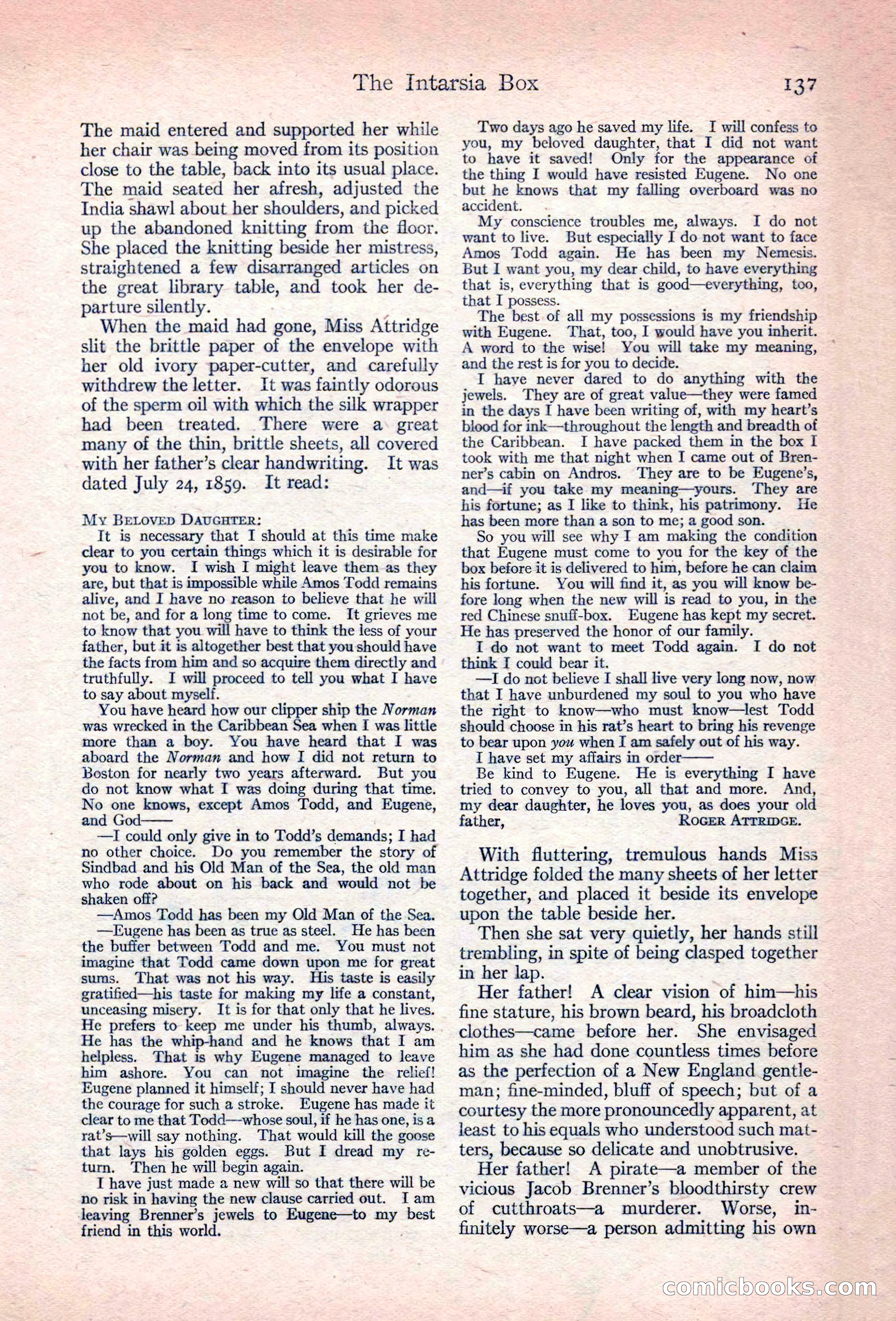 Adventure Magazine, November 10, 1923 — page 139 of 196
