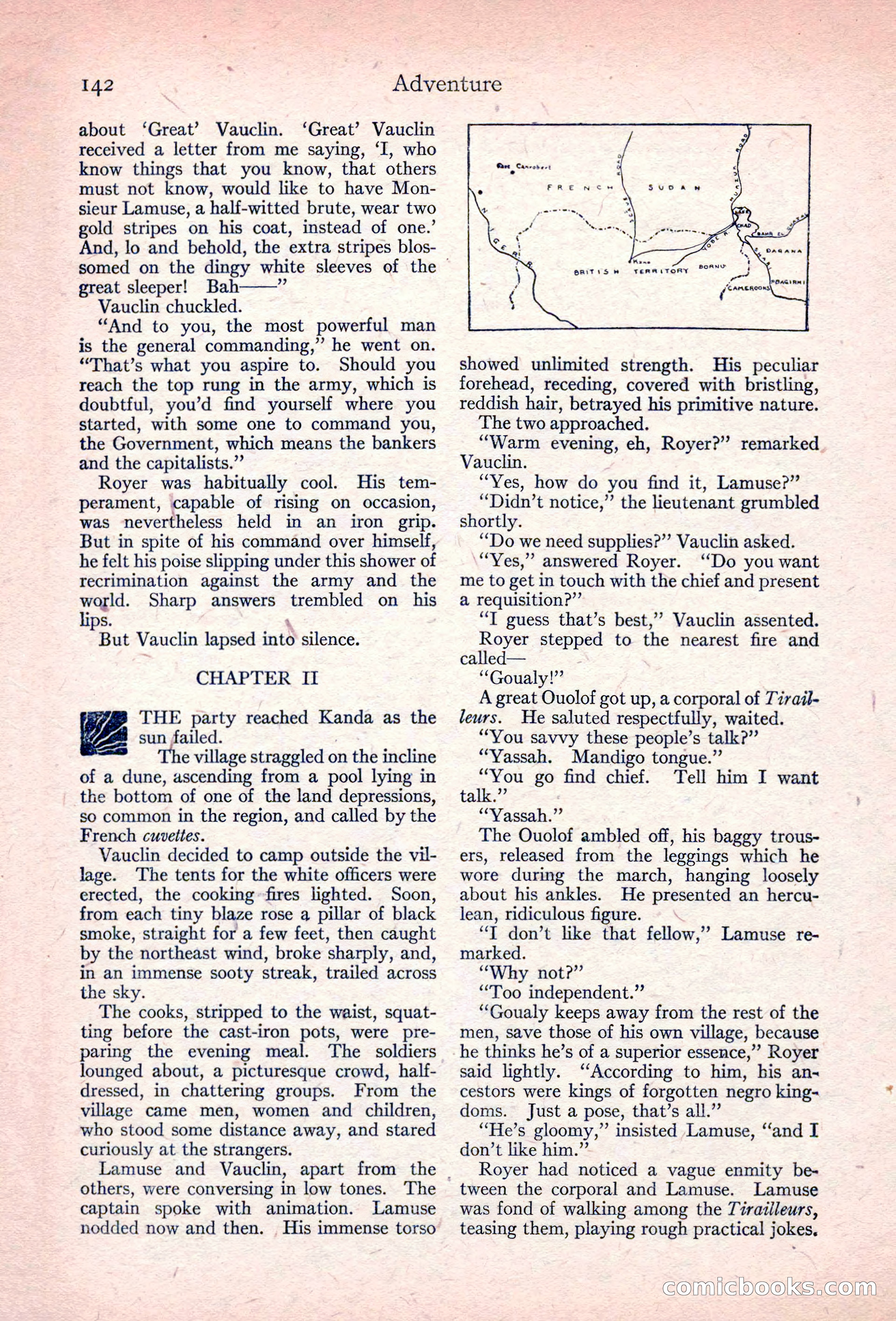 Adventure Magazine, November 10, 1923 — page 144 of 196