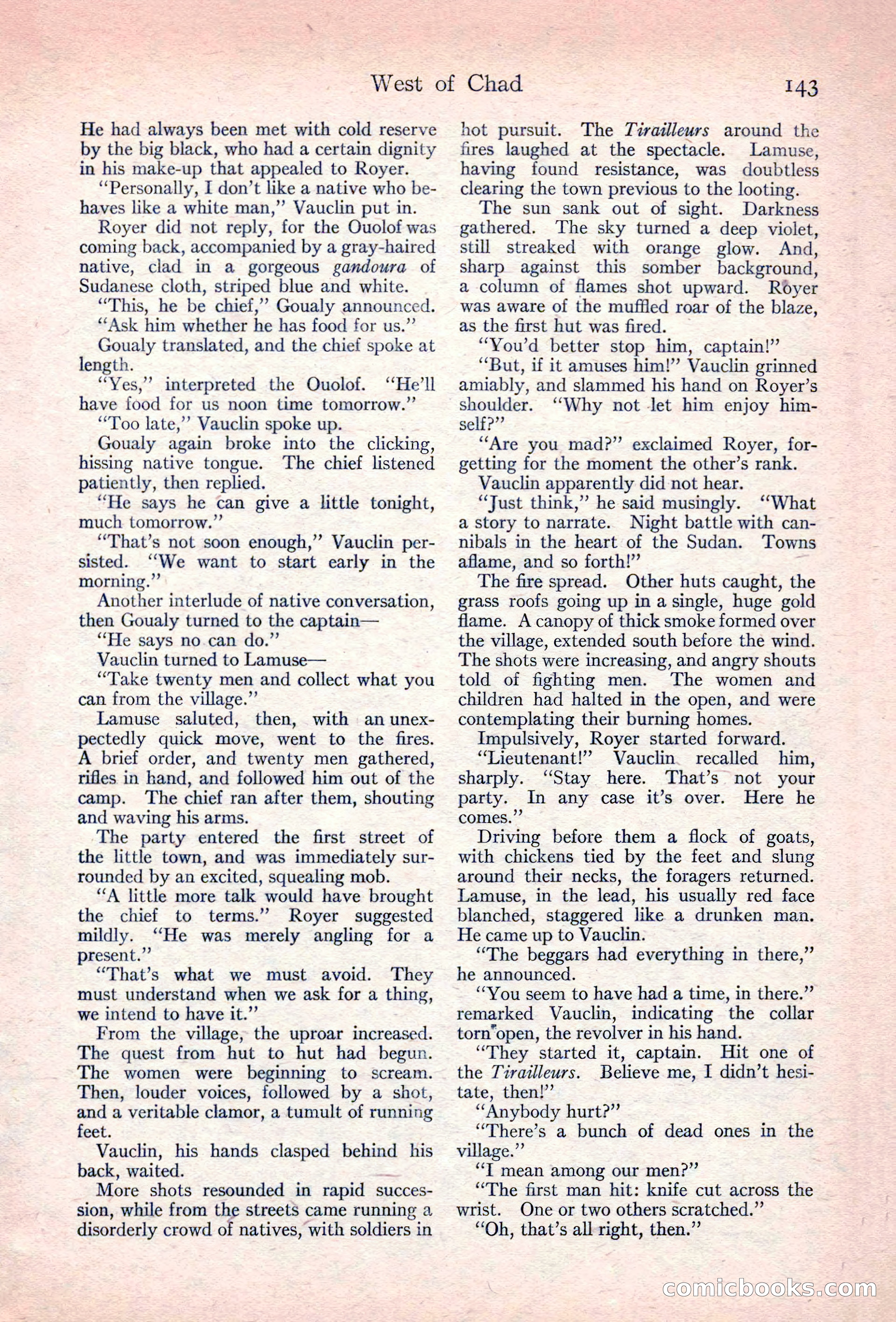 Adventure Magazine, November 10, 1923 — page 145 of 196
