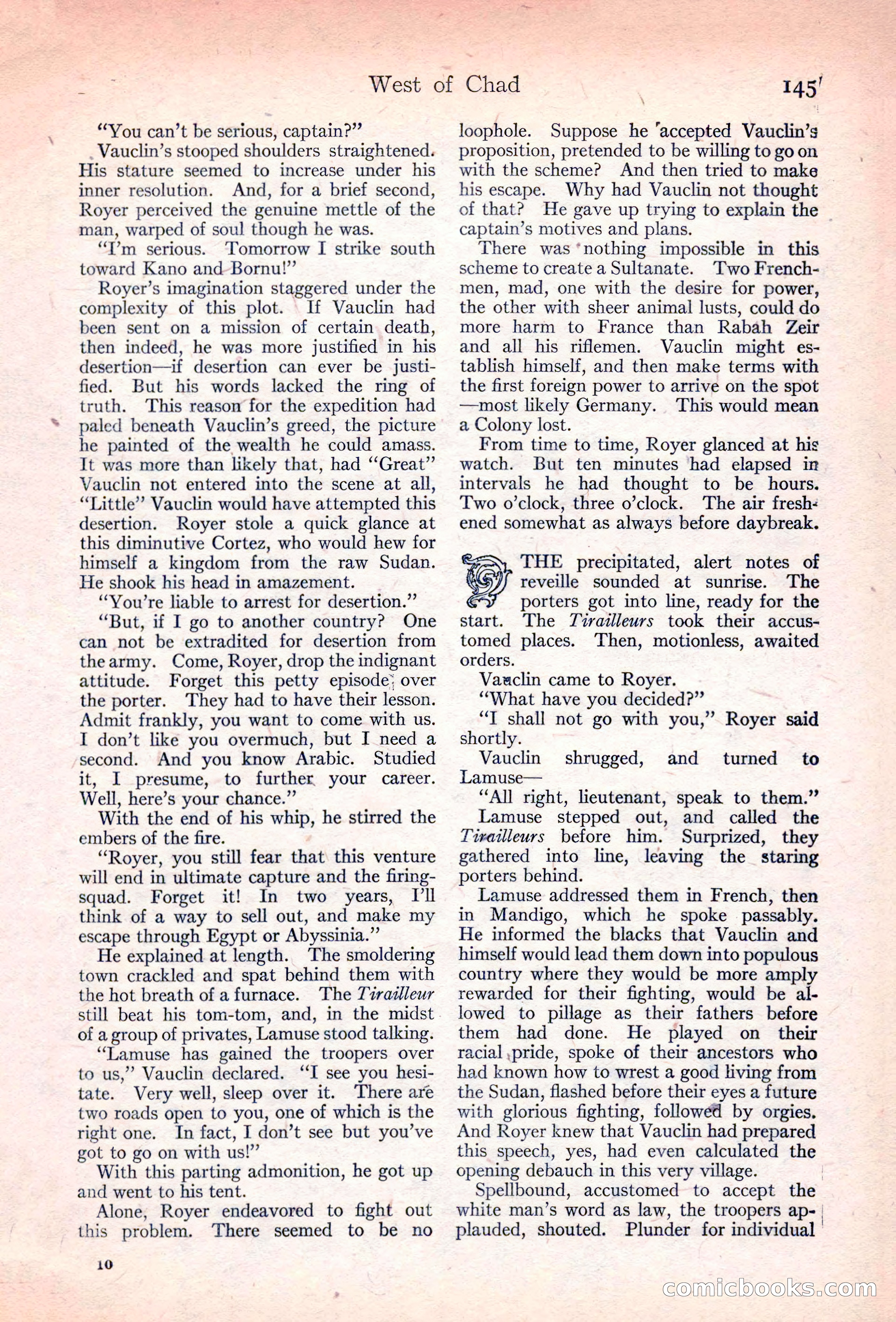 Adventure Magazine, November 10, 1923 — page 147 of 196