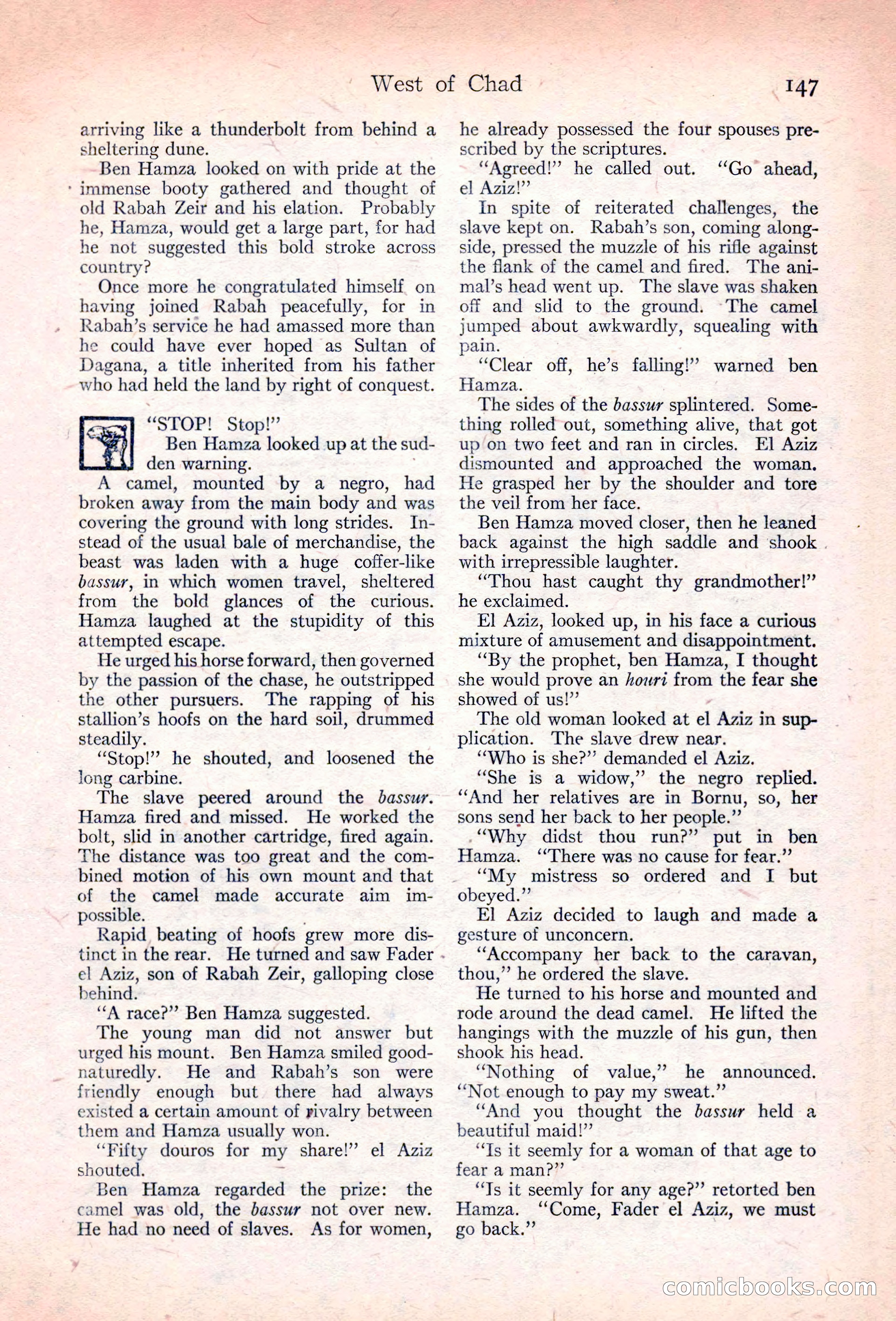 Adventure Magazine, November 10, 1923 — page 149 of 196