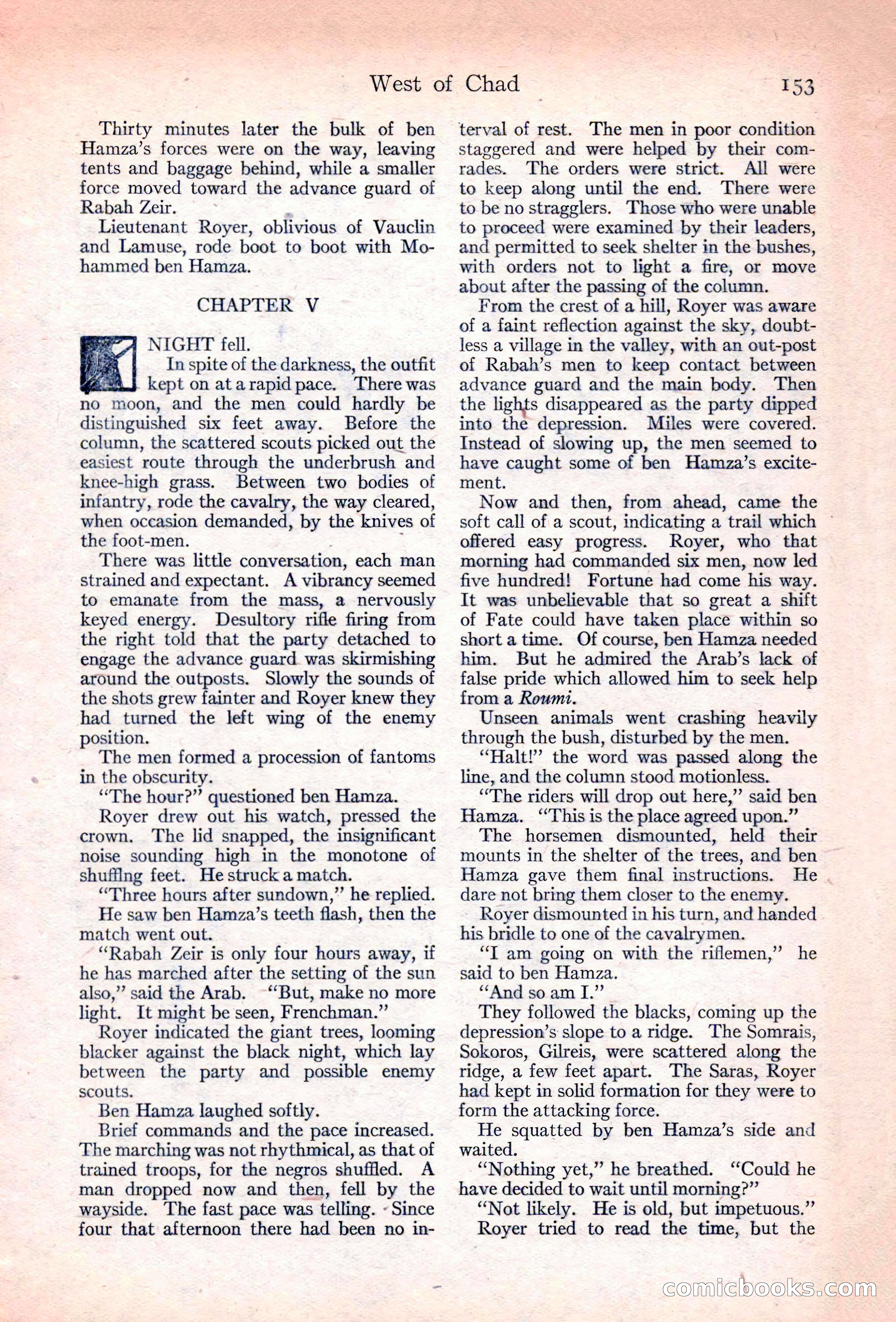 Adventure Magazine, November 10, 1923 — page 155 of 196