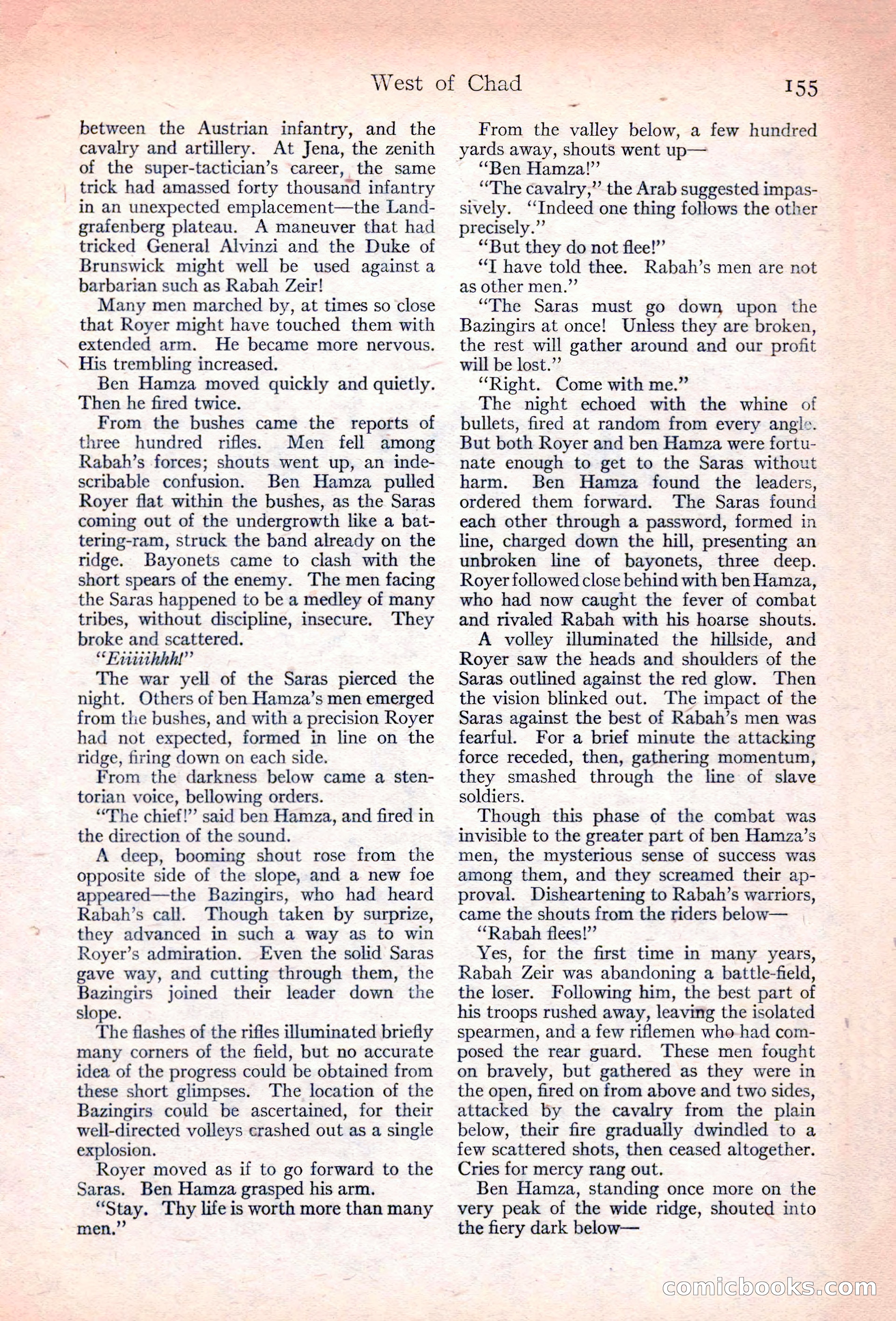 Adventure Magazine, November 10, 1923 — page 157 of 196