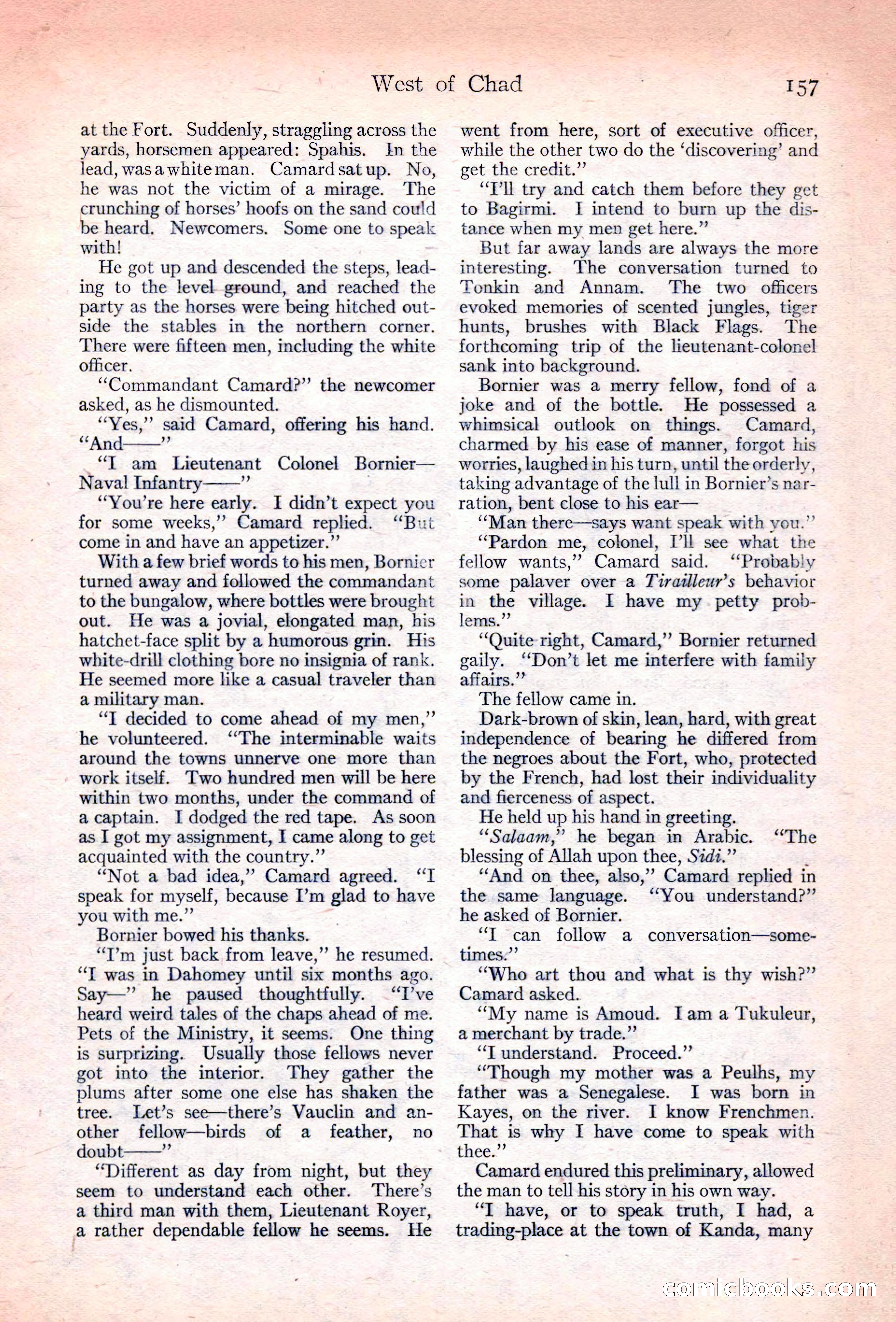 Adventure Magazine, November 10, 1923 — page 159 of 196