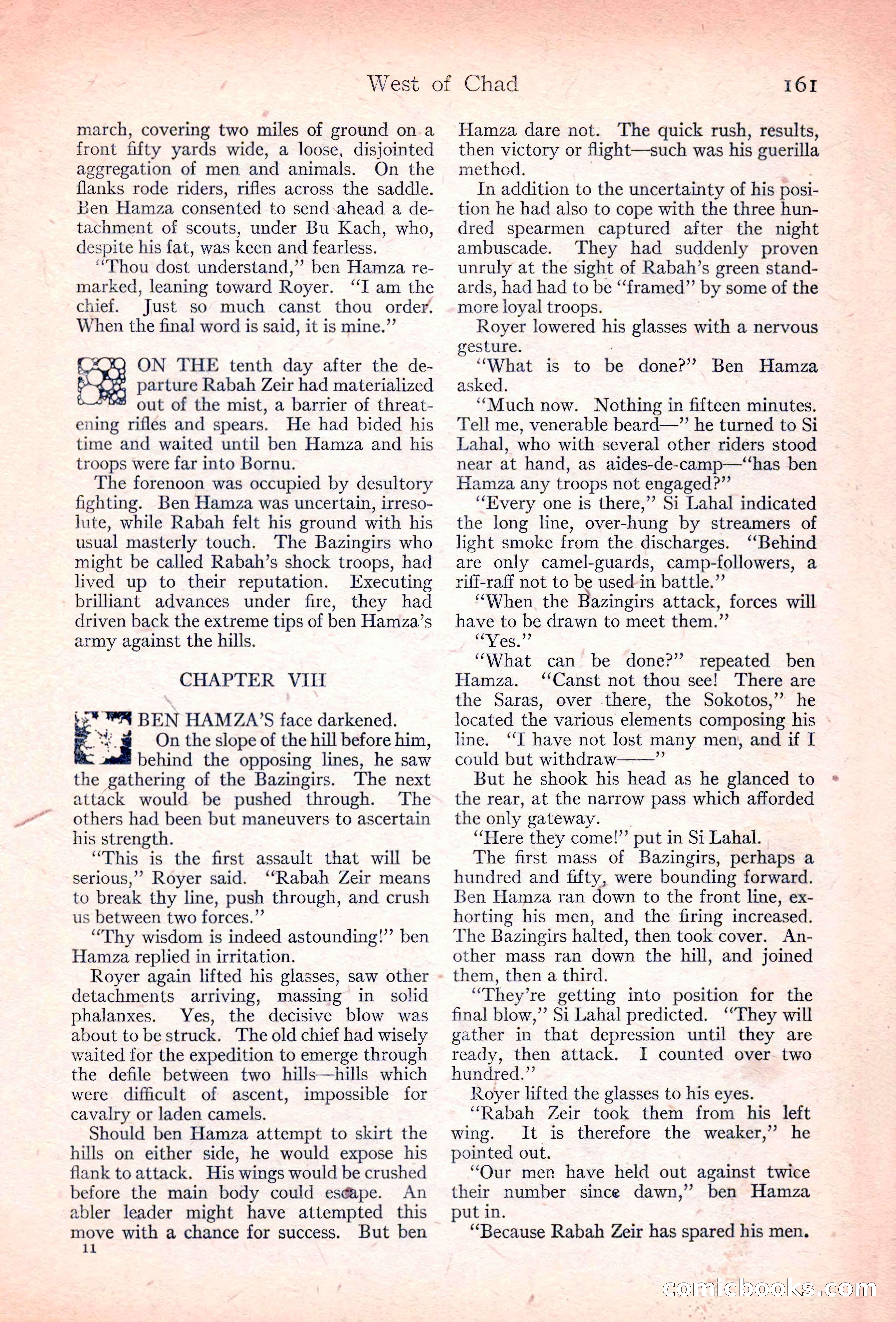 Adventure Magazine, November 10, 1923 — page 163 of 196