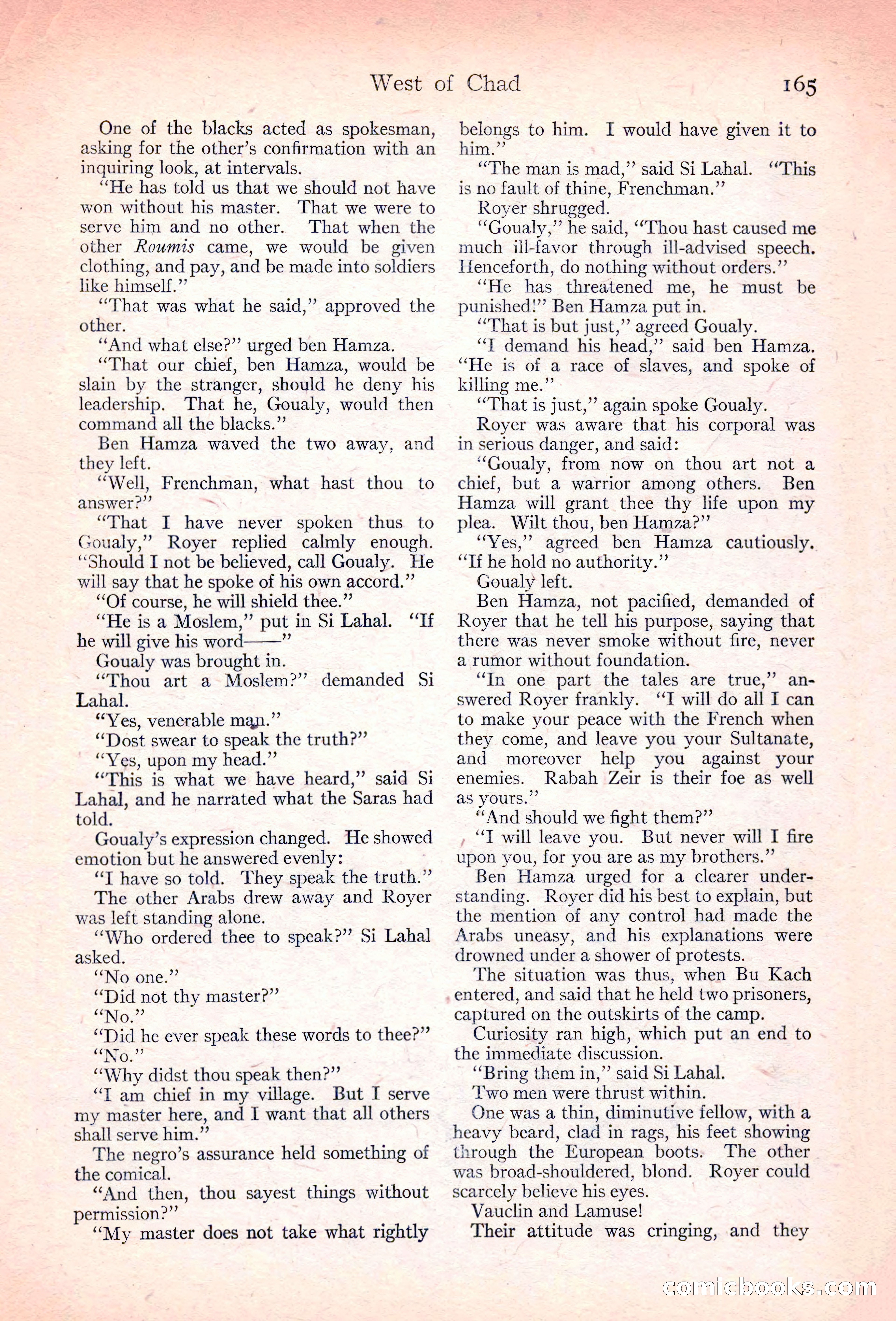 Adventure Magazine, November 10, 1923 — page 167 of 196