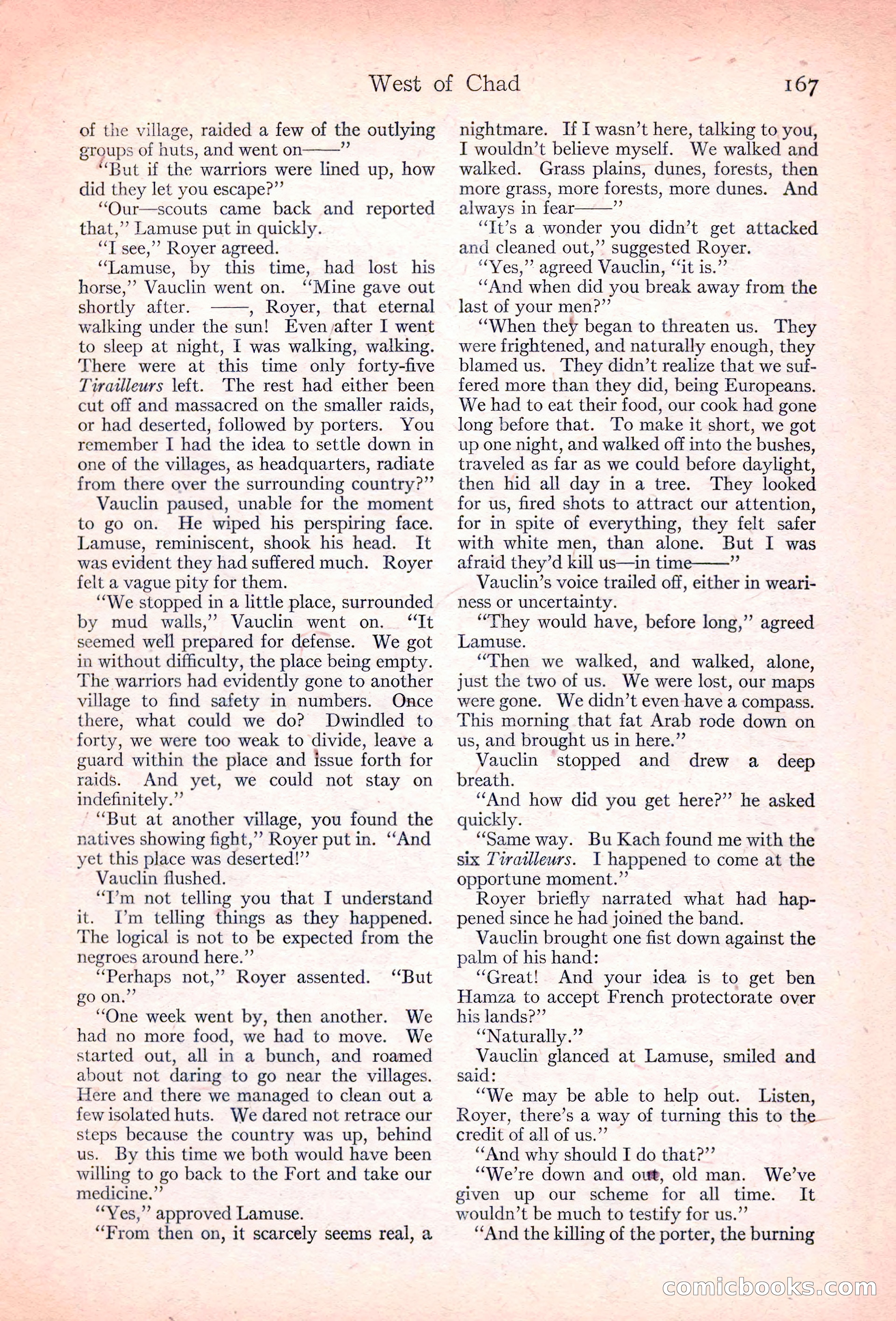 Adventure Magazine, November 10, 1923 — page 169 of 196