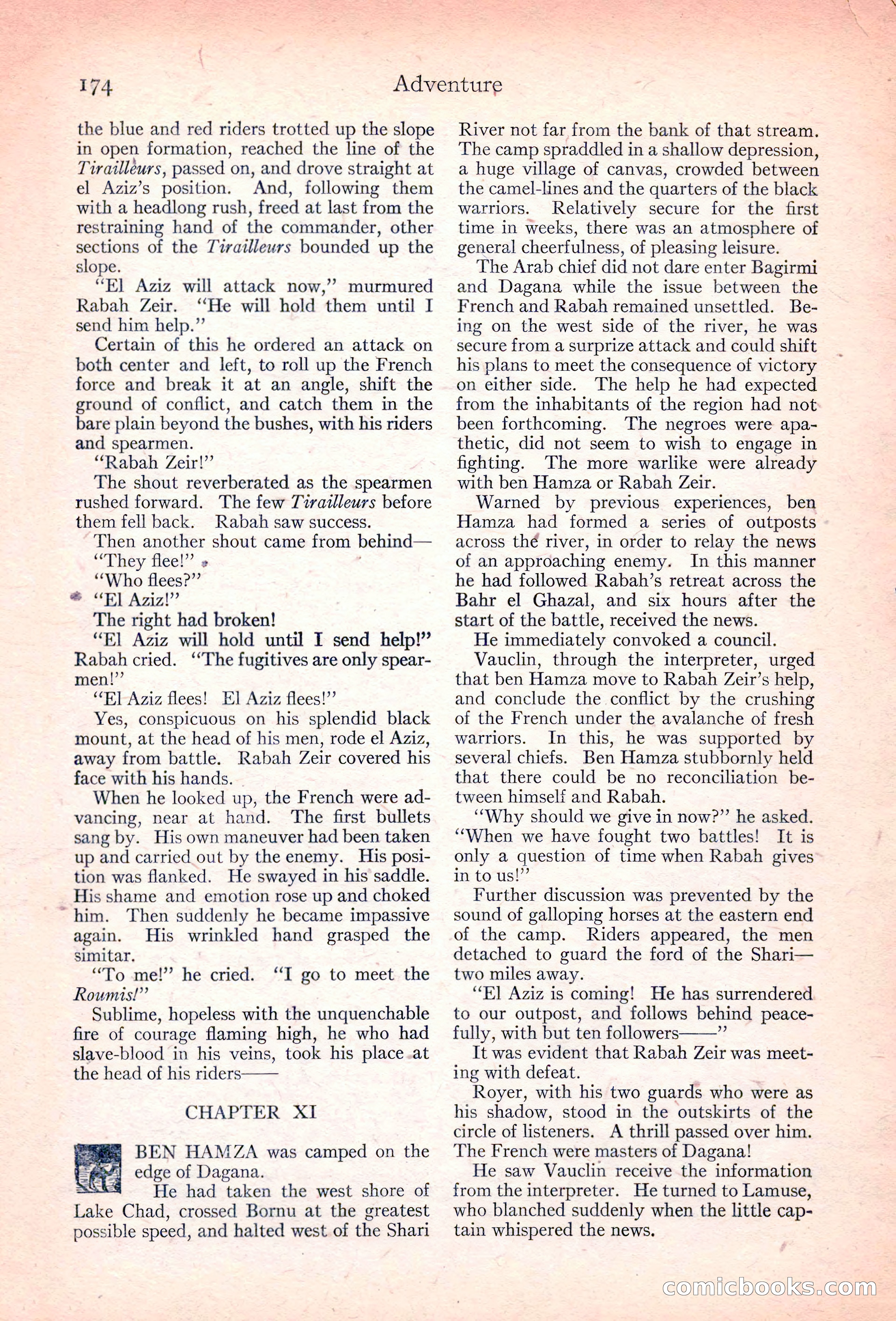 Adventure Magazine, November 10, 1923 — page 176 of 196
