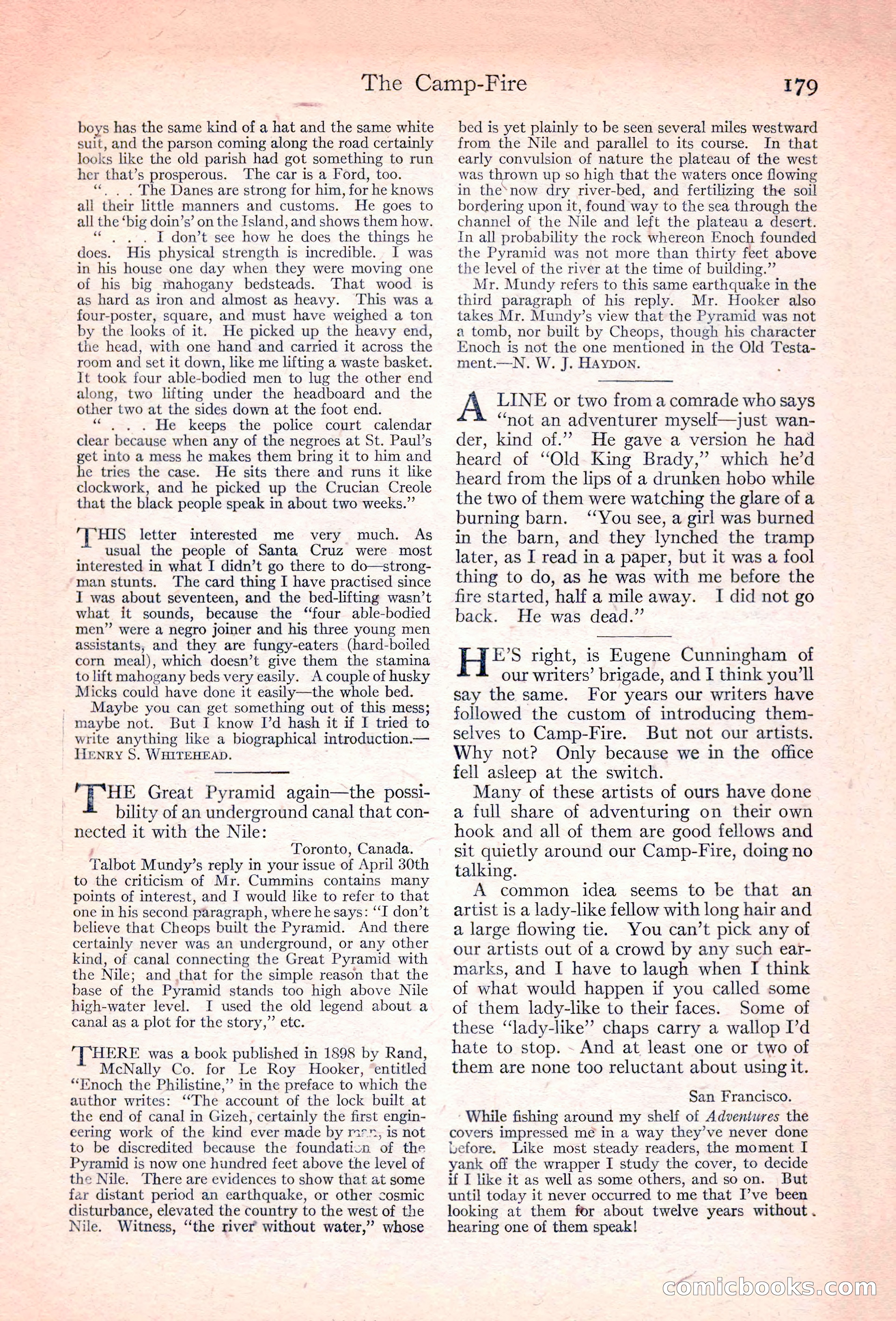 Adventure Magazine, November 10, 1923 — page 181 of 196