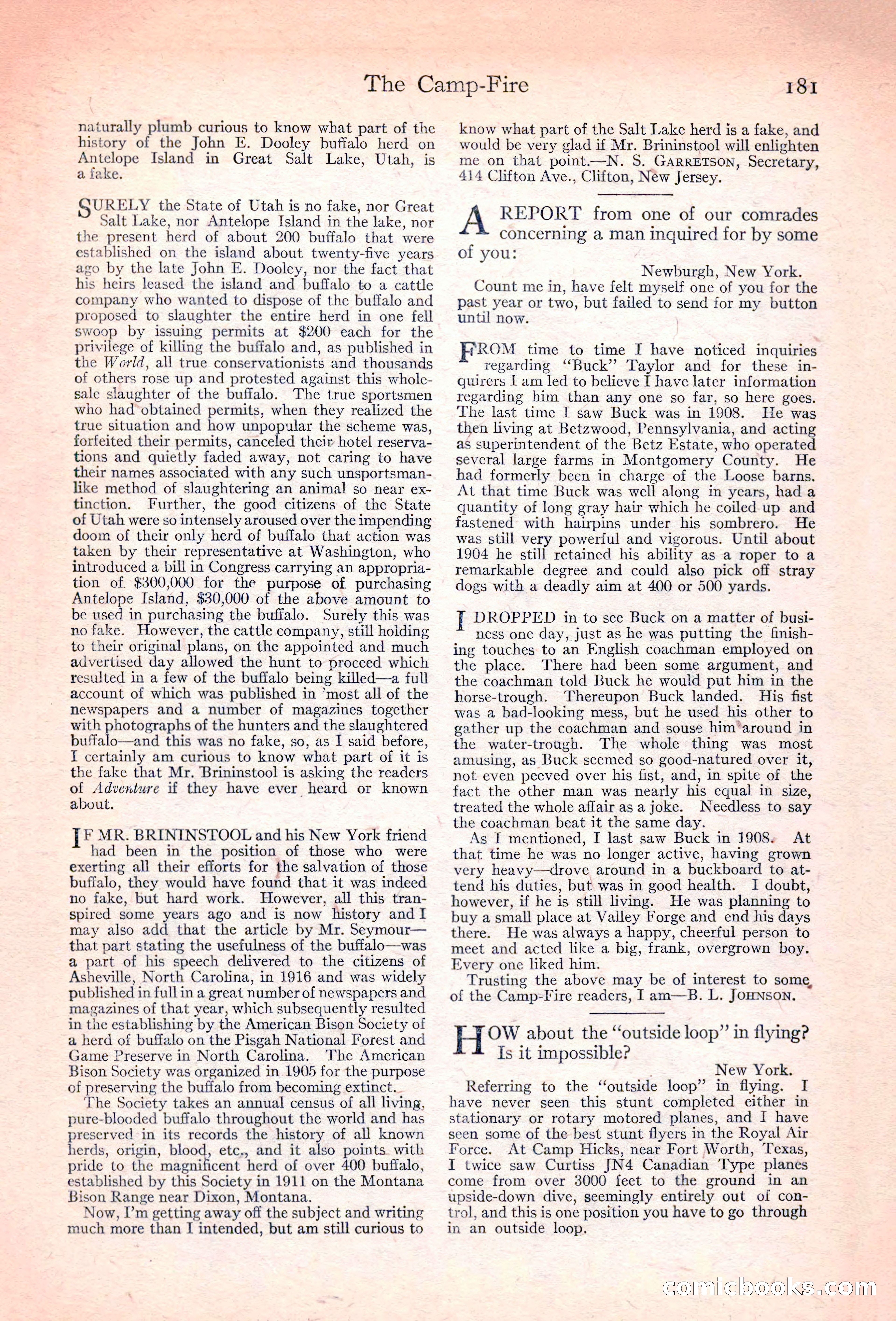 Adventure Magazine, November 10, 1923 — page 183 of 196