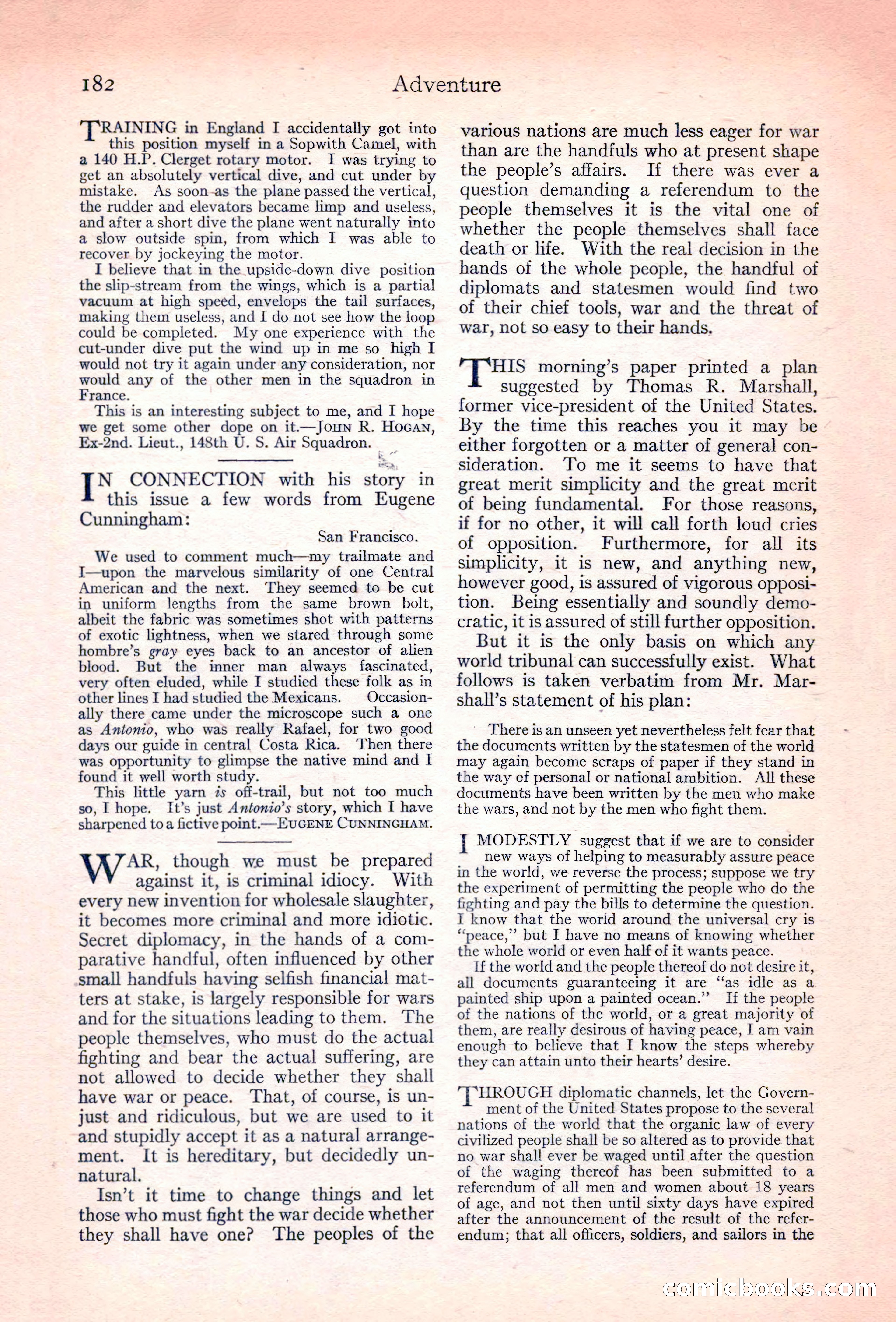 Adventure Magazine, November 10, 1923 — page 184 of 196