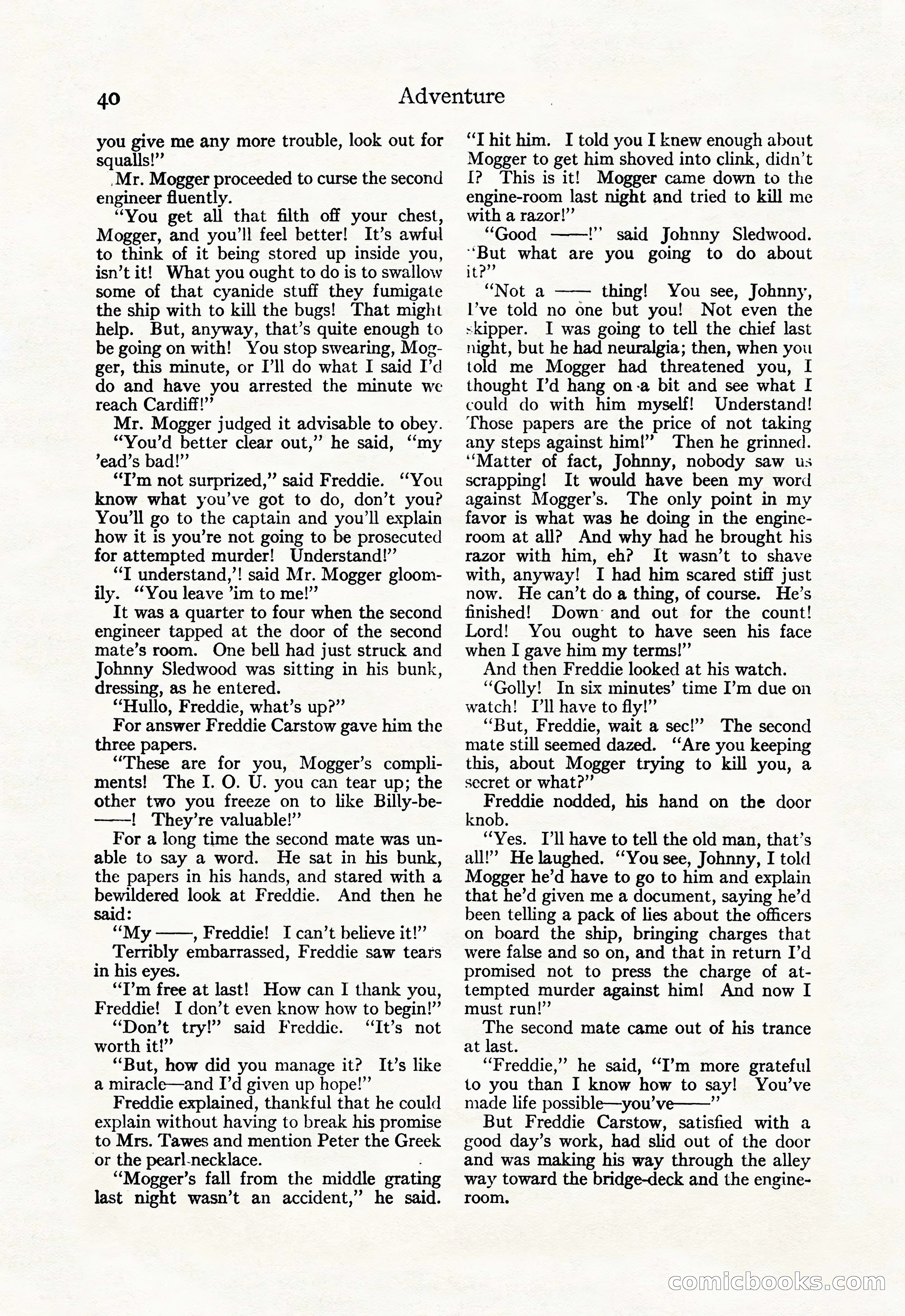 Adventure Magazine Cover — page 66 of 220