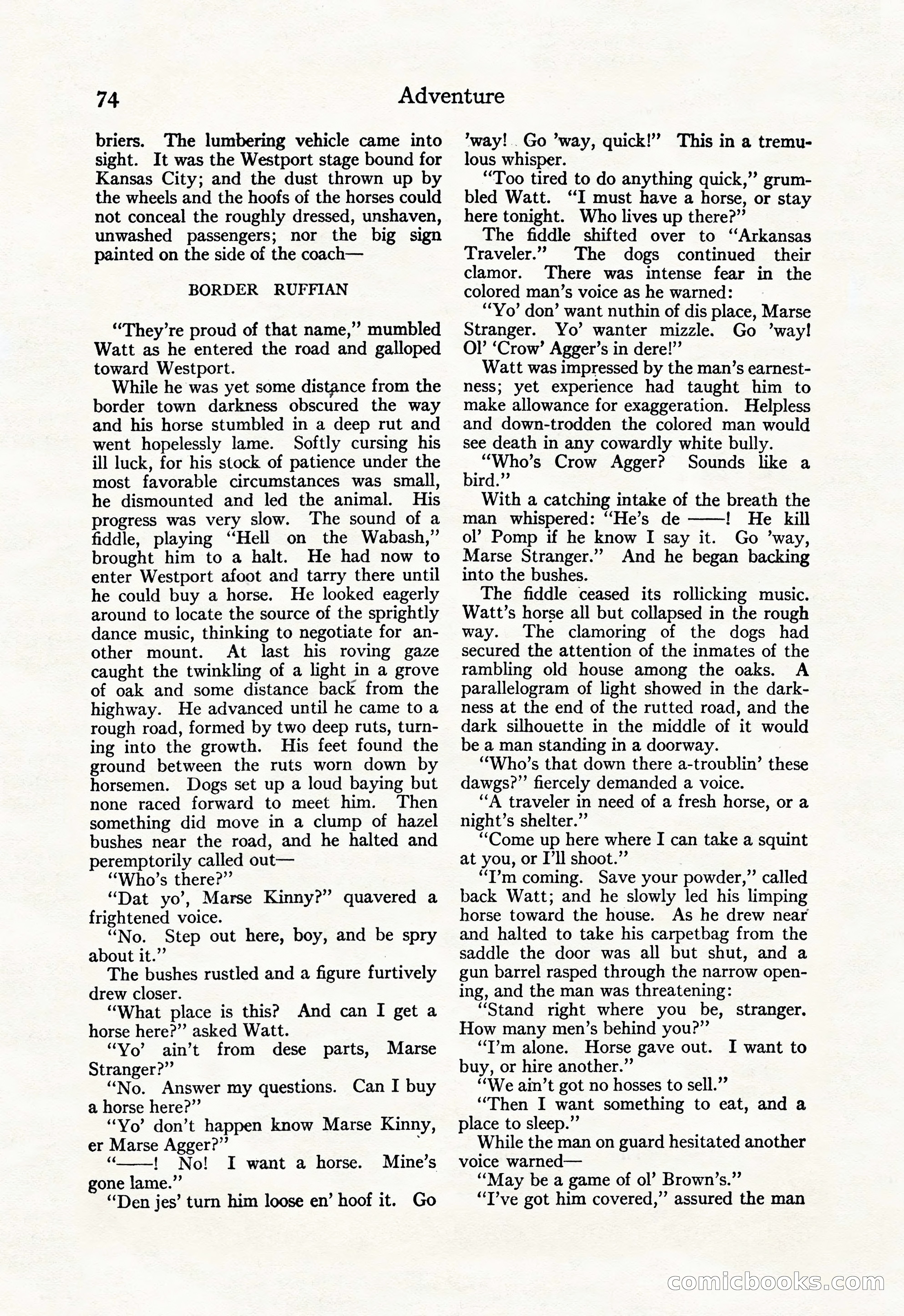 Adventure Magazine Cover — page 100 of 220