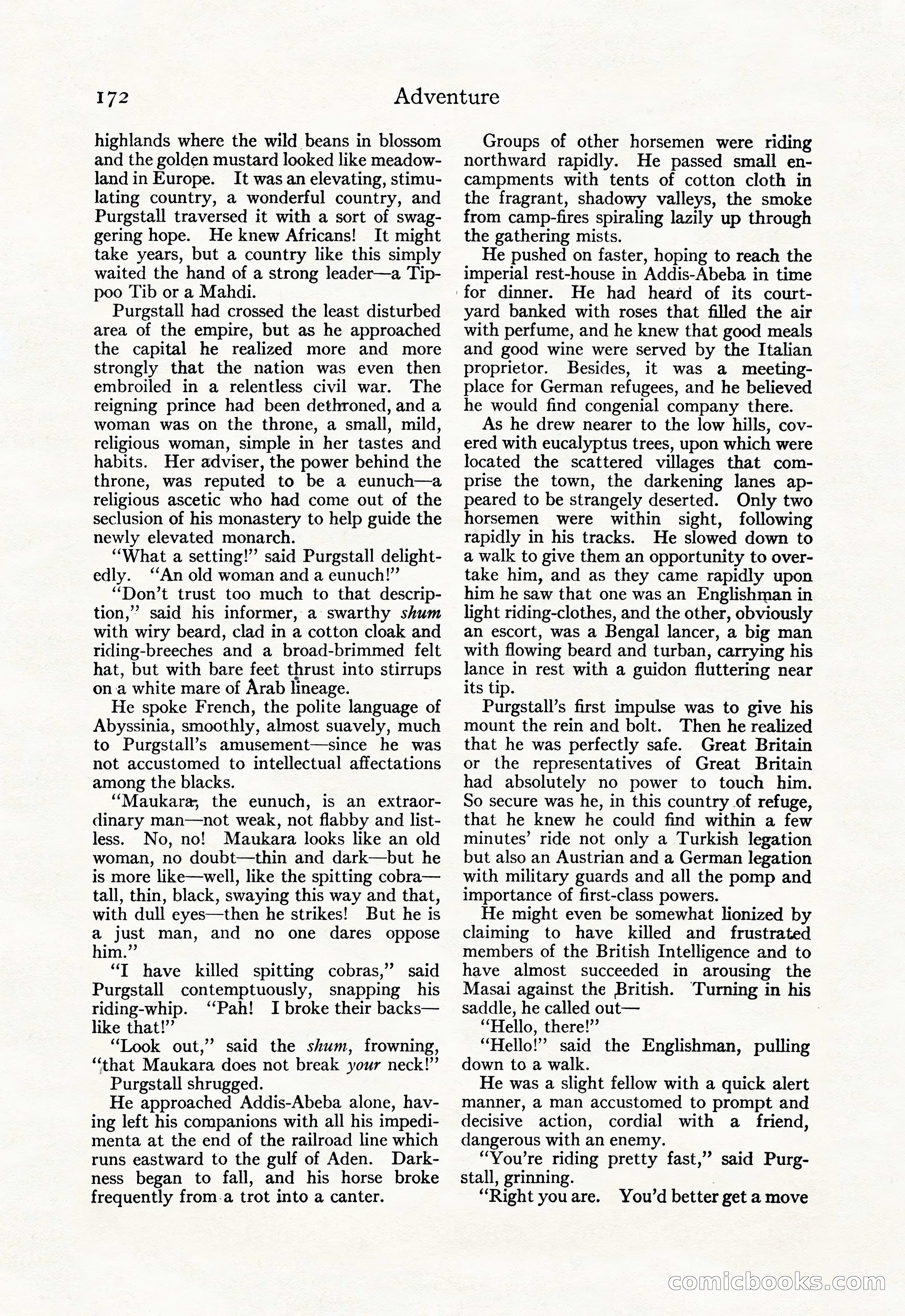 Adventure Magazine Cover — page 198 of 220