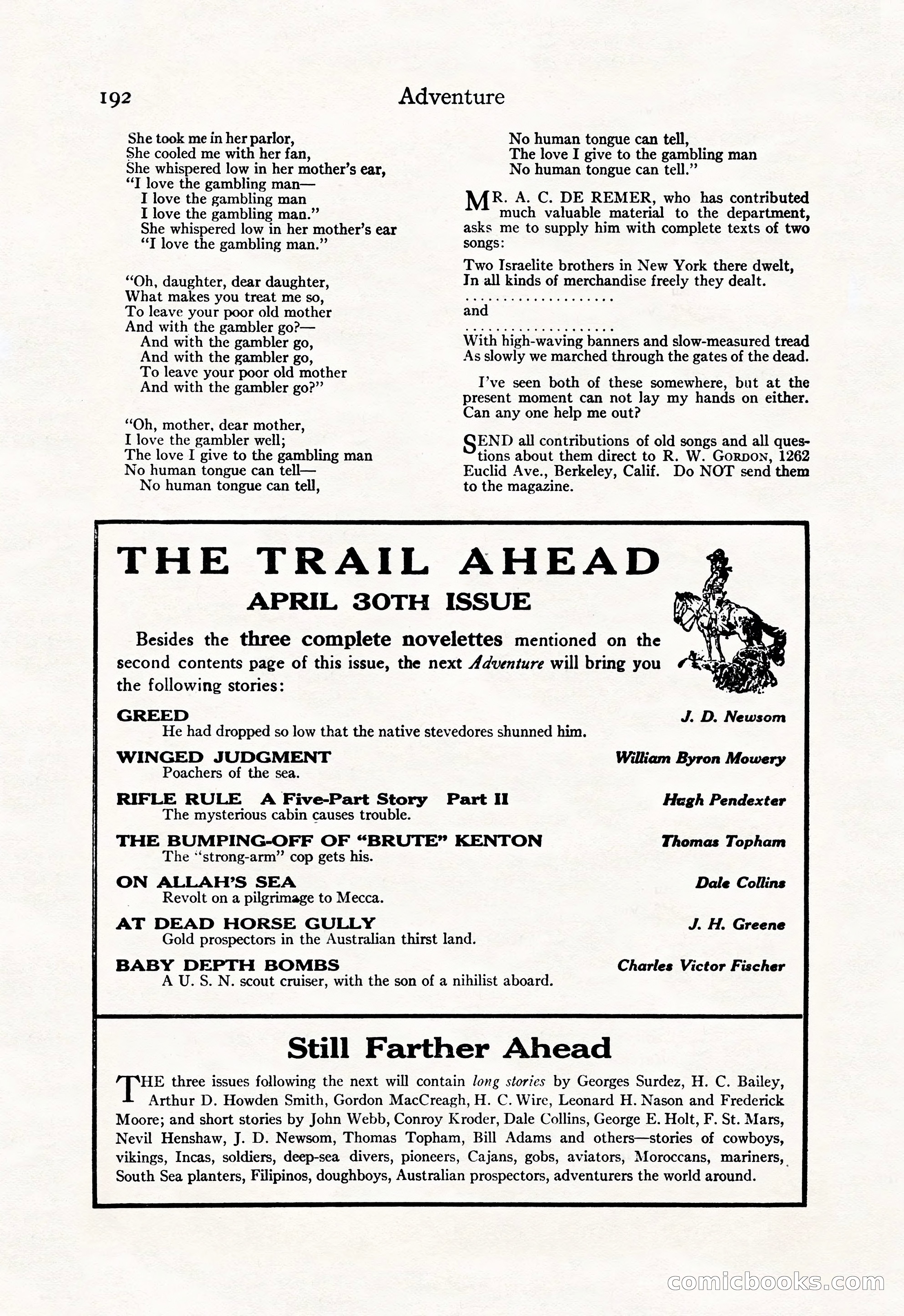 Adventure Magazine Cover — page 218 of 220
