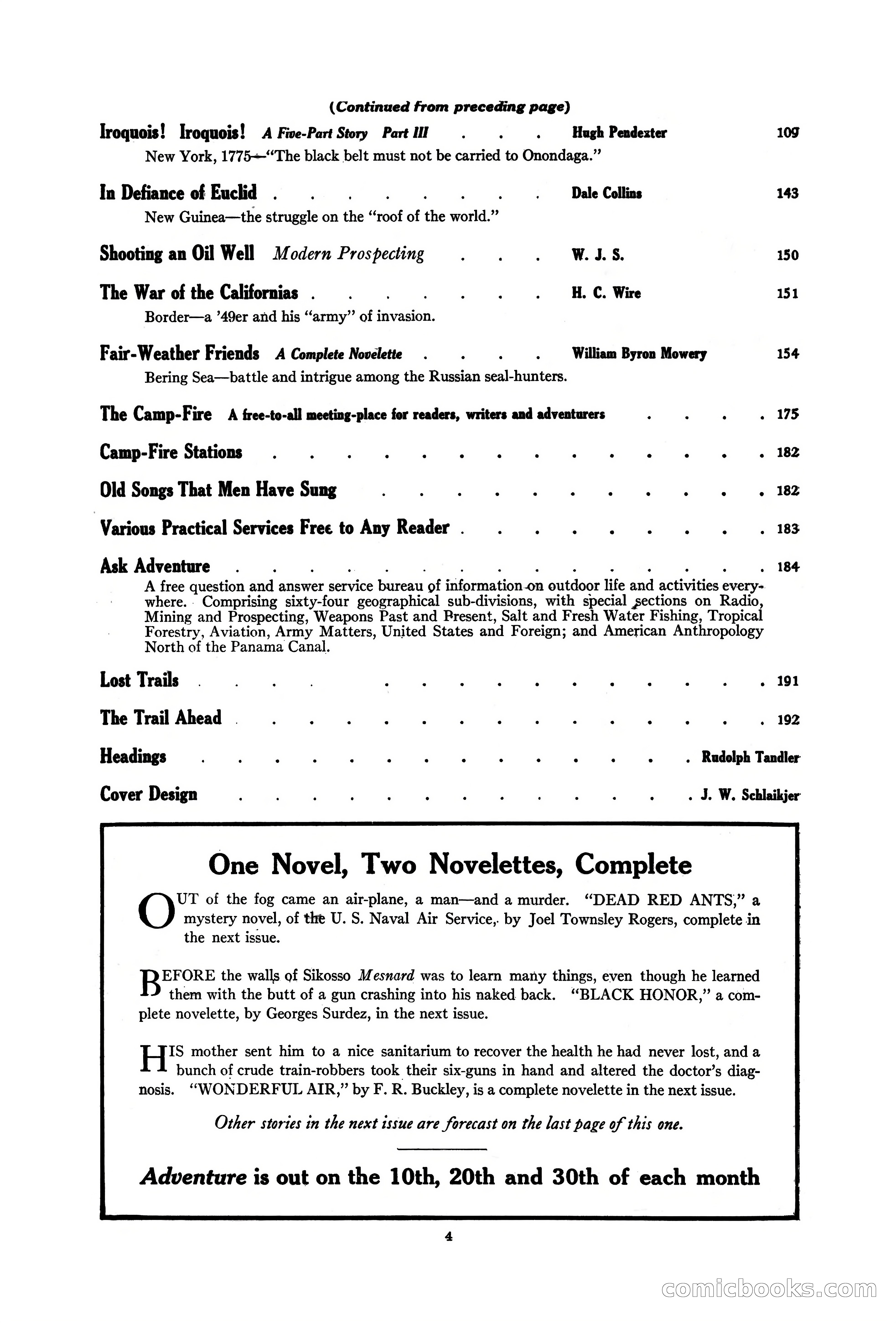 Adventure Magazine Cover — page 6 of 204