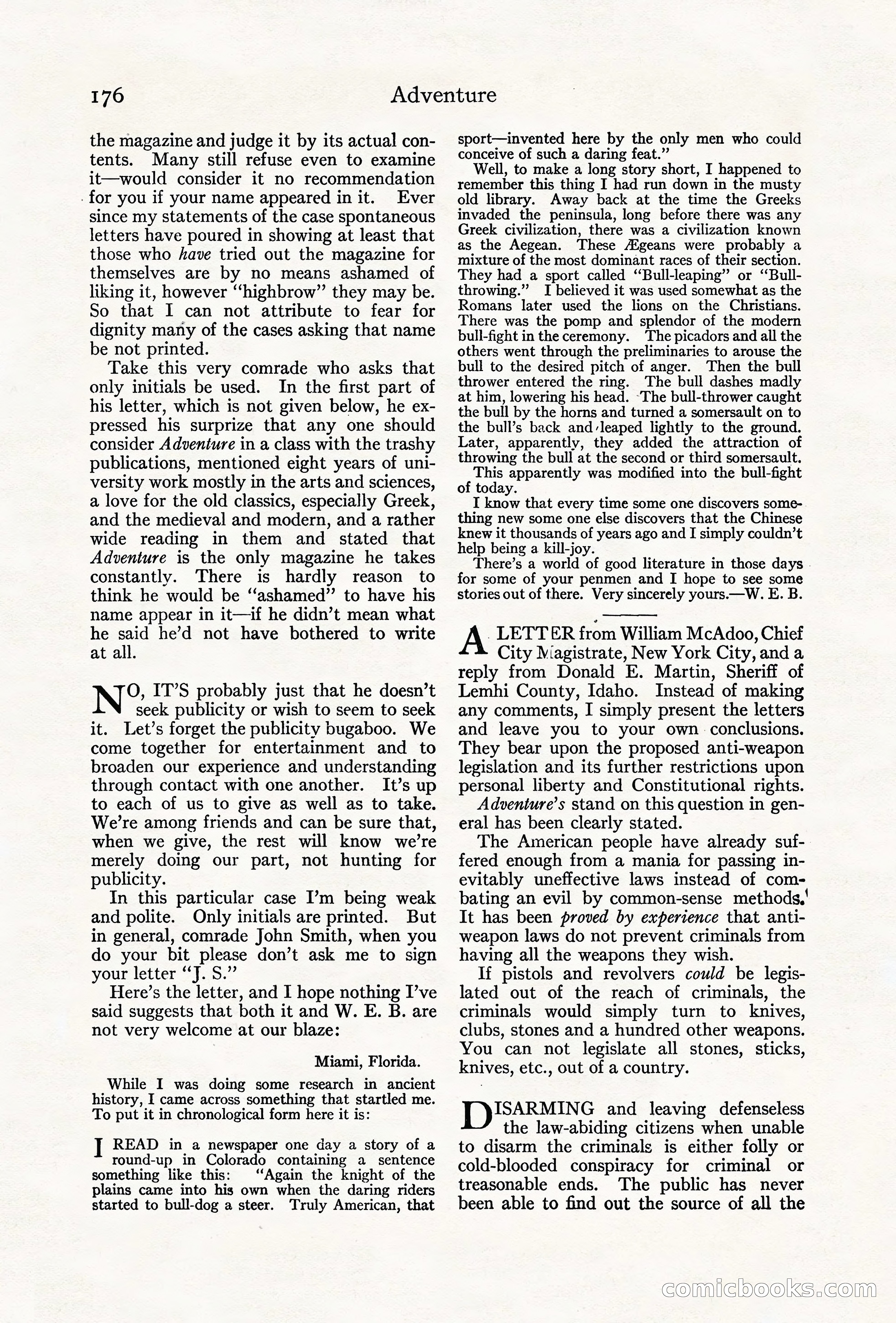Adventure Magazine Cover — page 186 of 204