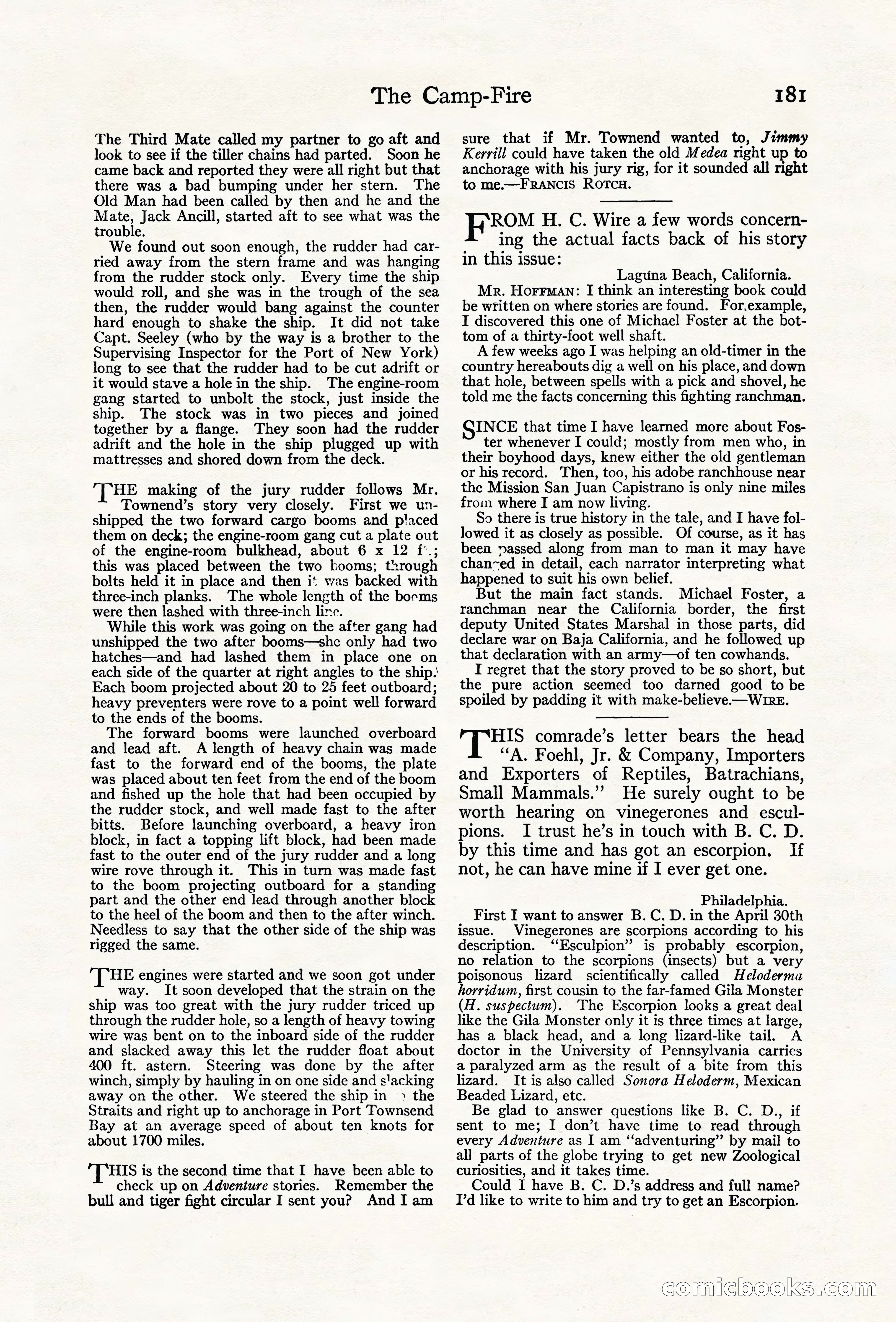 Adventure Magazine Cover — page 191 of 204