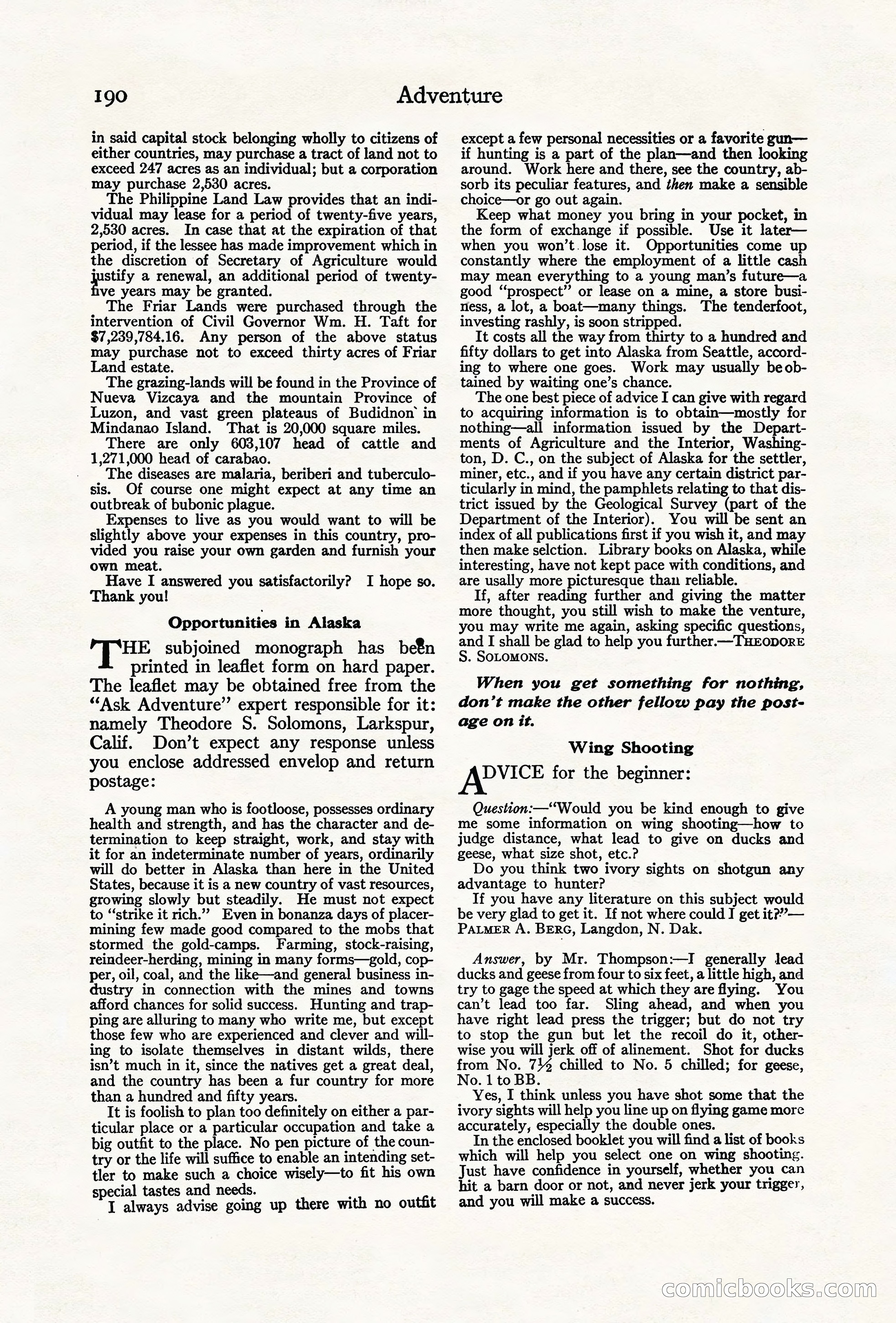 Adventure Magazine Cover — page 200 of 204