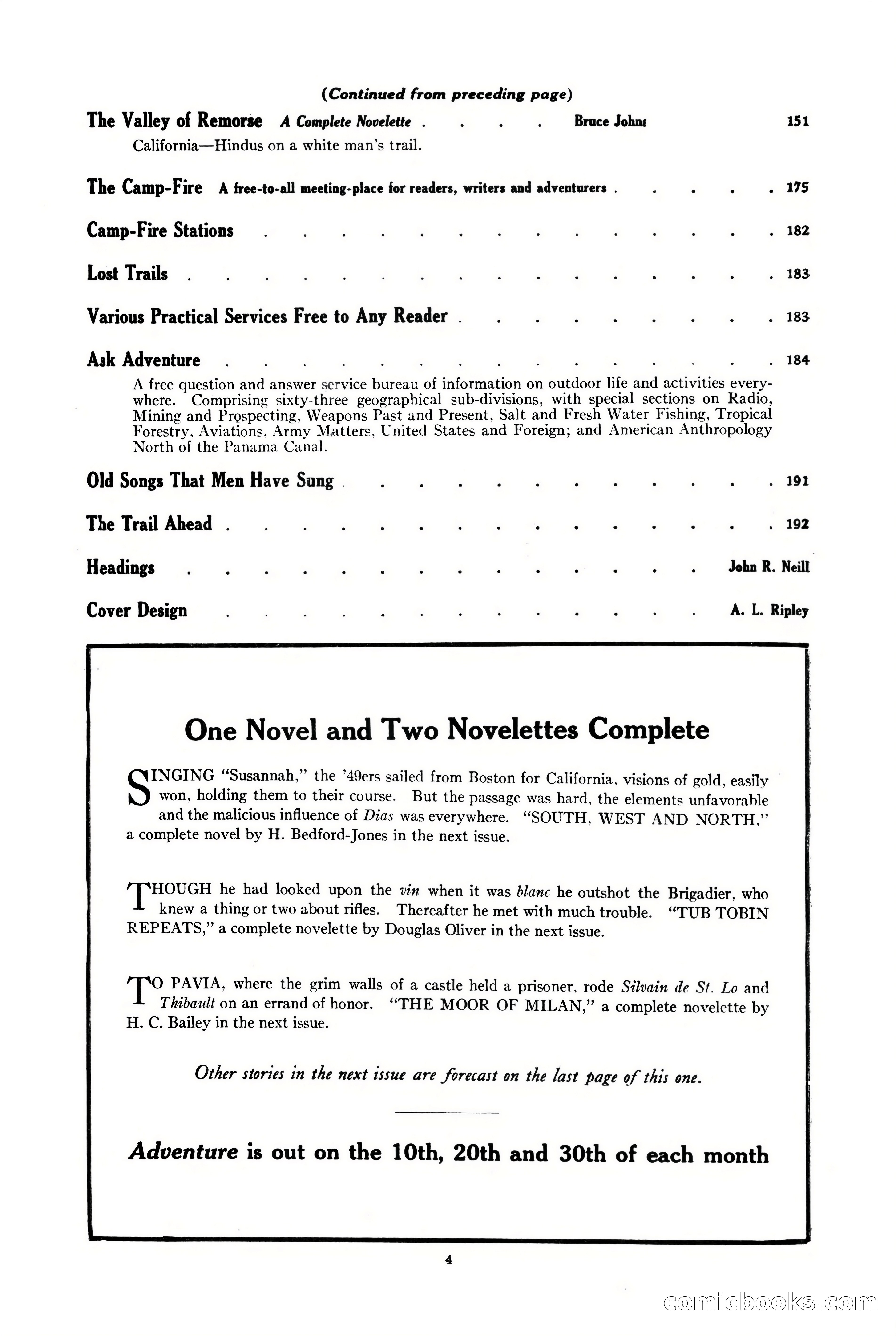 Adventure Magazine Cover — page 4 of 206