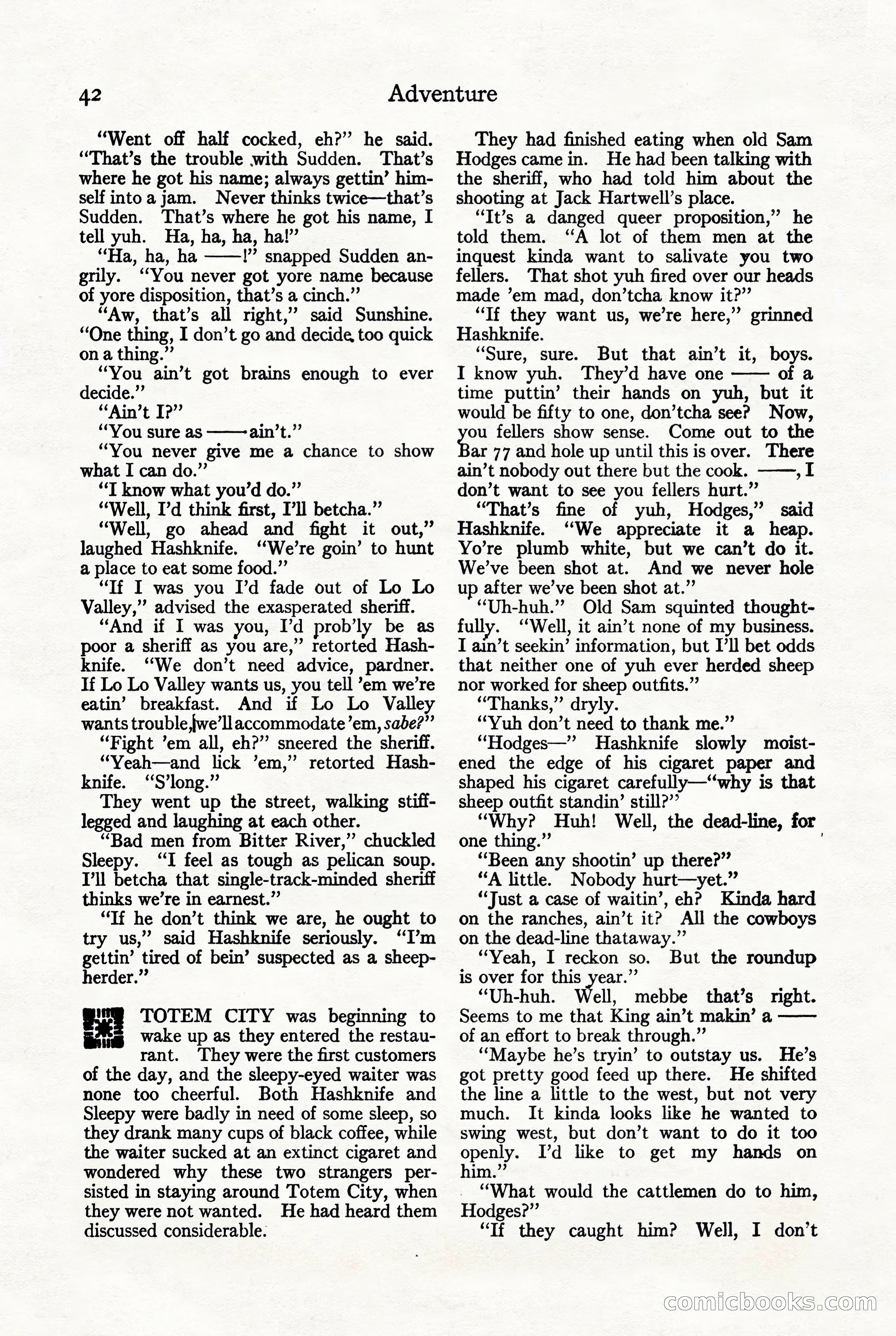 Adventure Magazine Cover — page 54 of 206