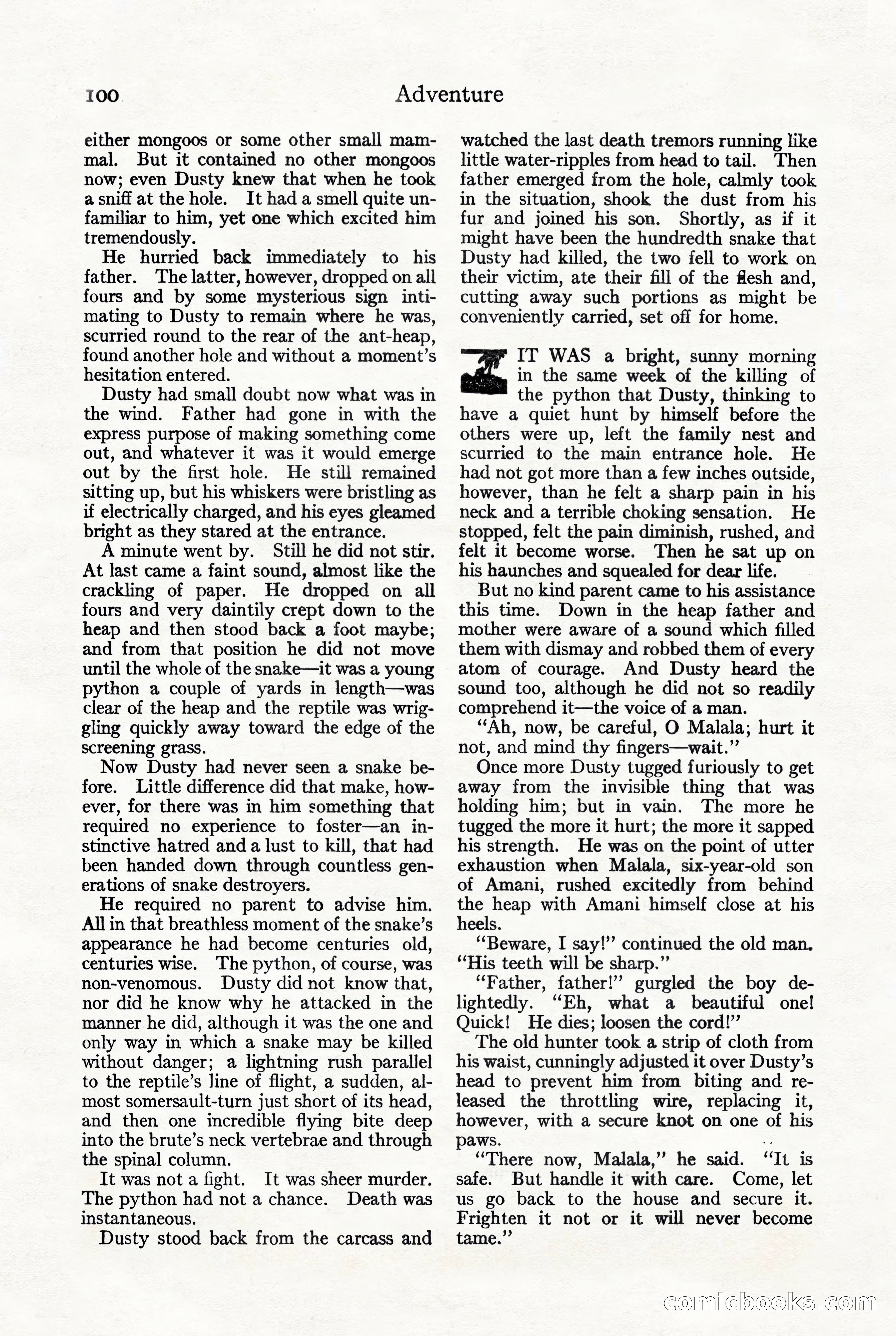 Adventure Magazine Cover — page 112 of 206