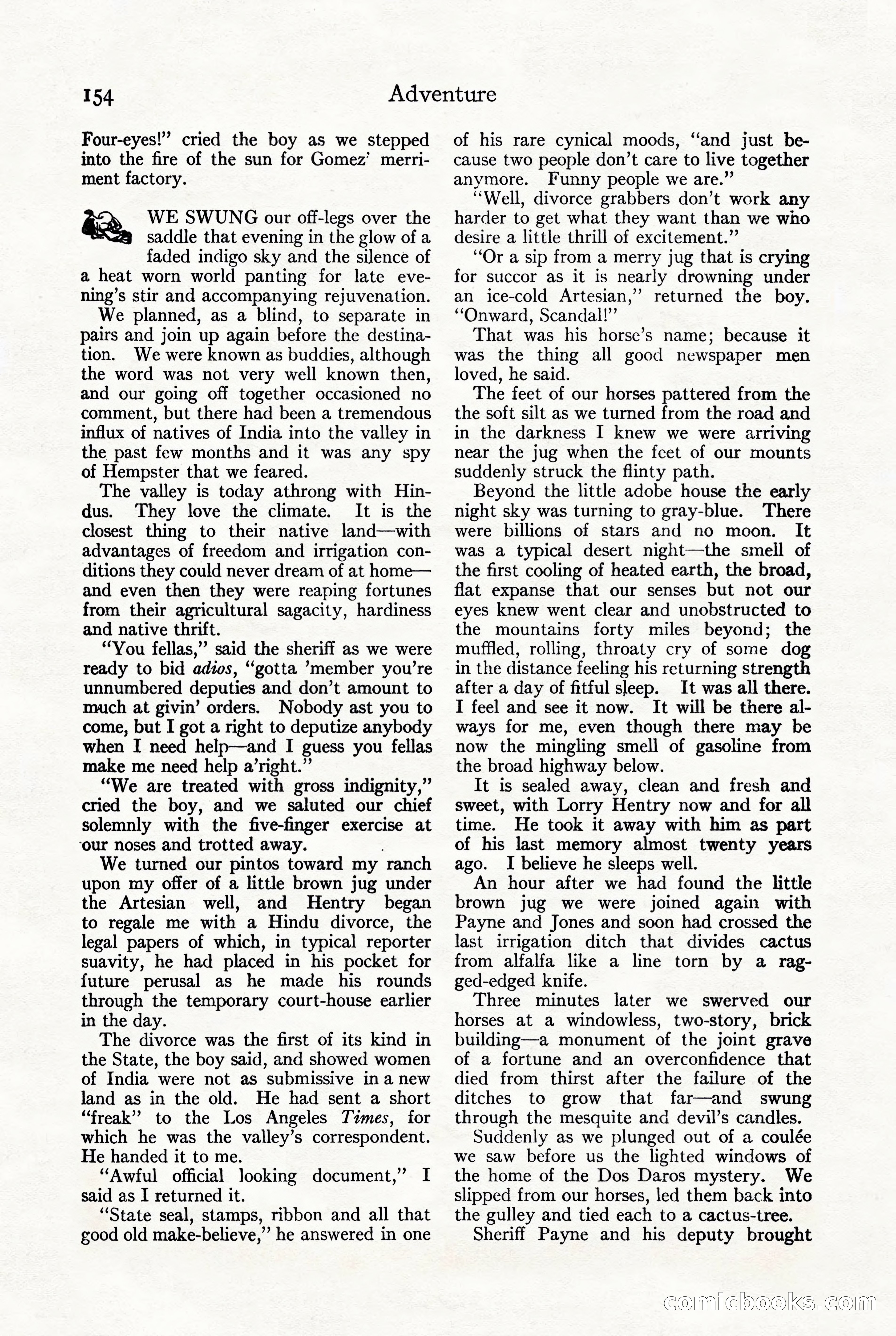 Adventure Magazine Cover — page 166 of 206