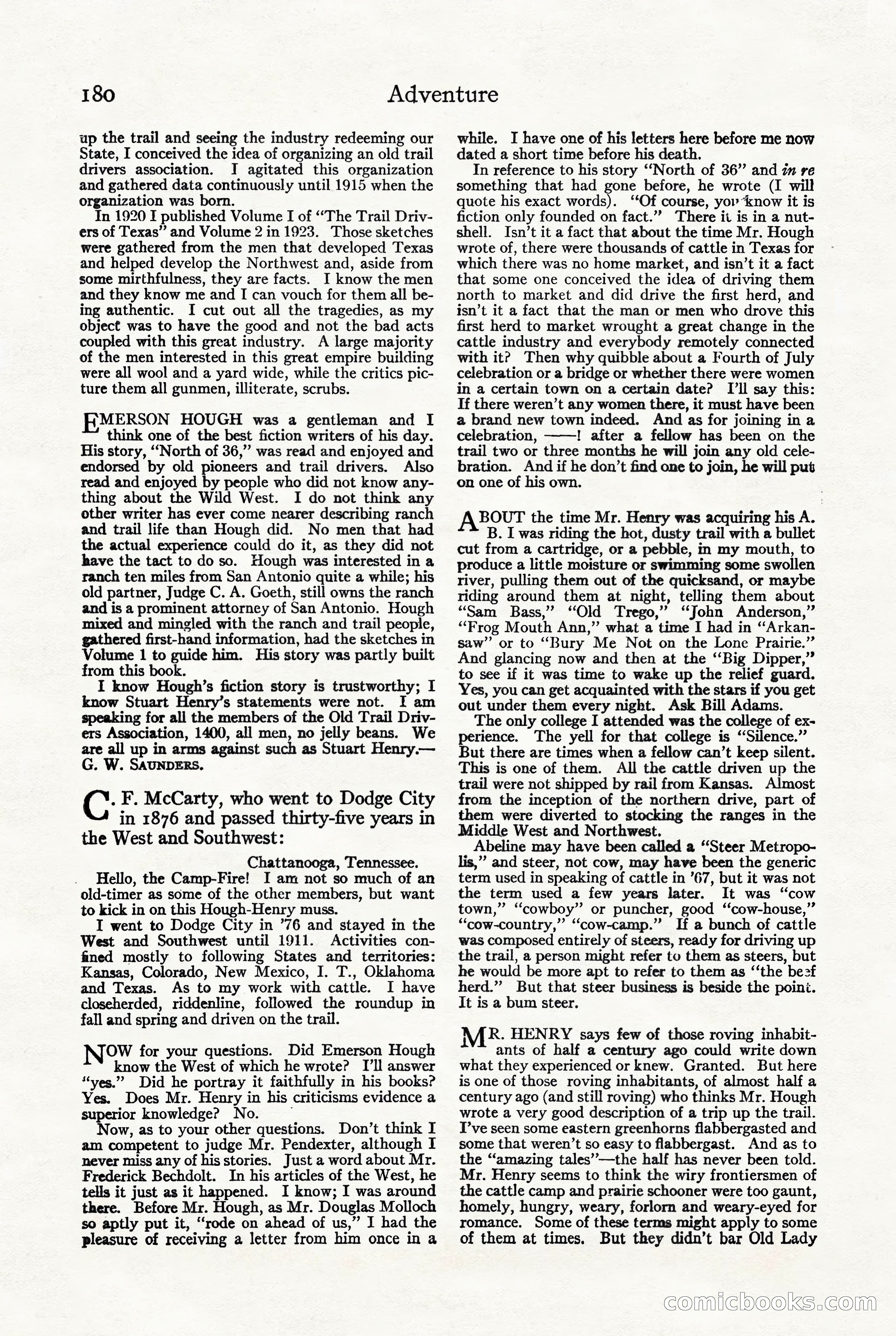 Adventure Magazine Cover — page 192 of 206