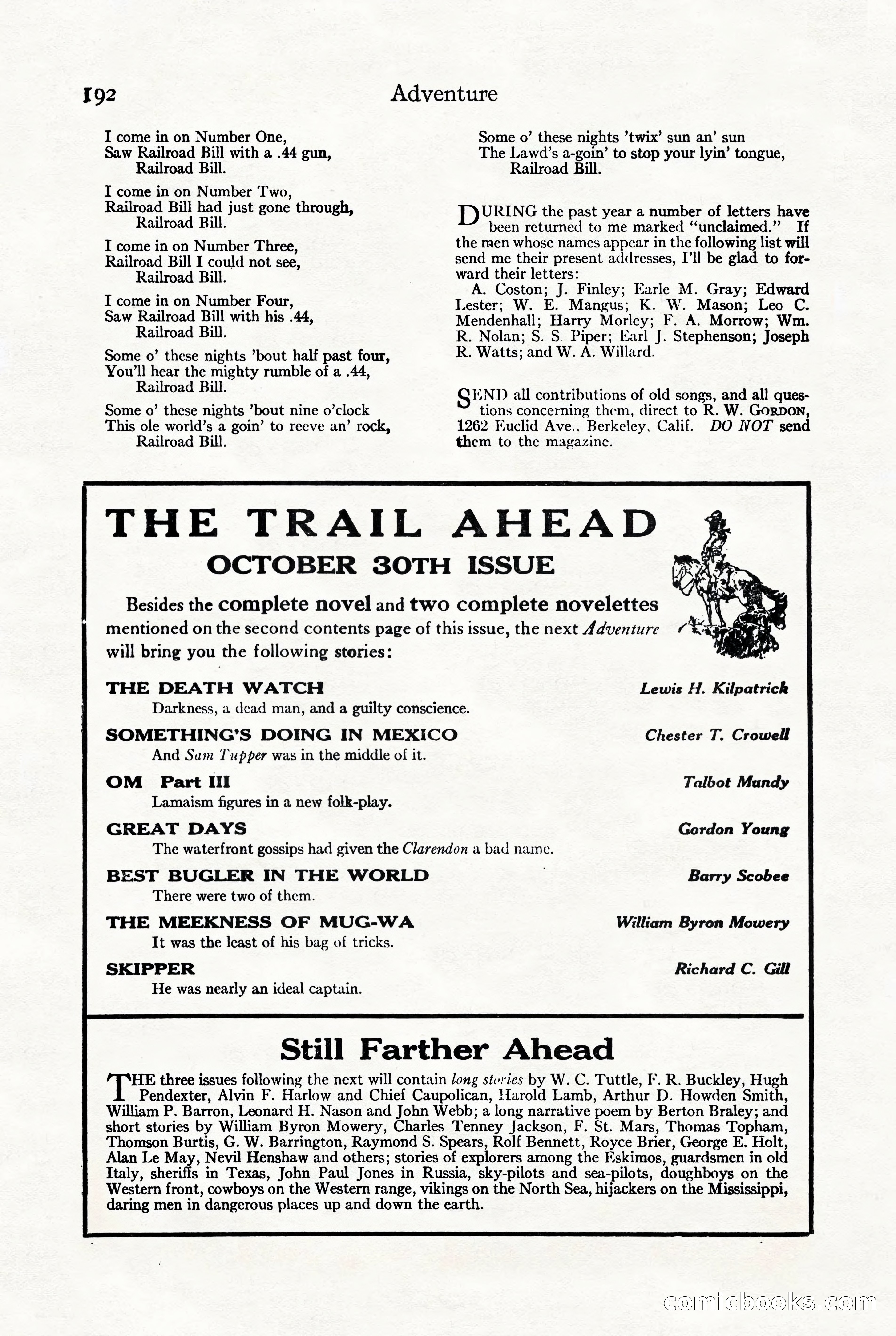 Adventure Magazine Cover — page 204 of 206