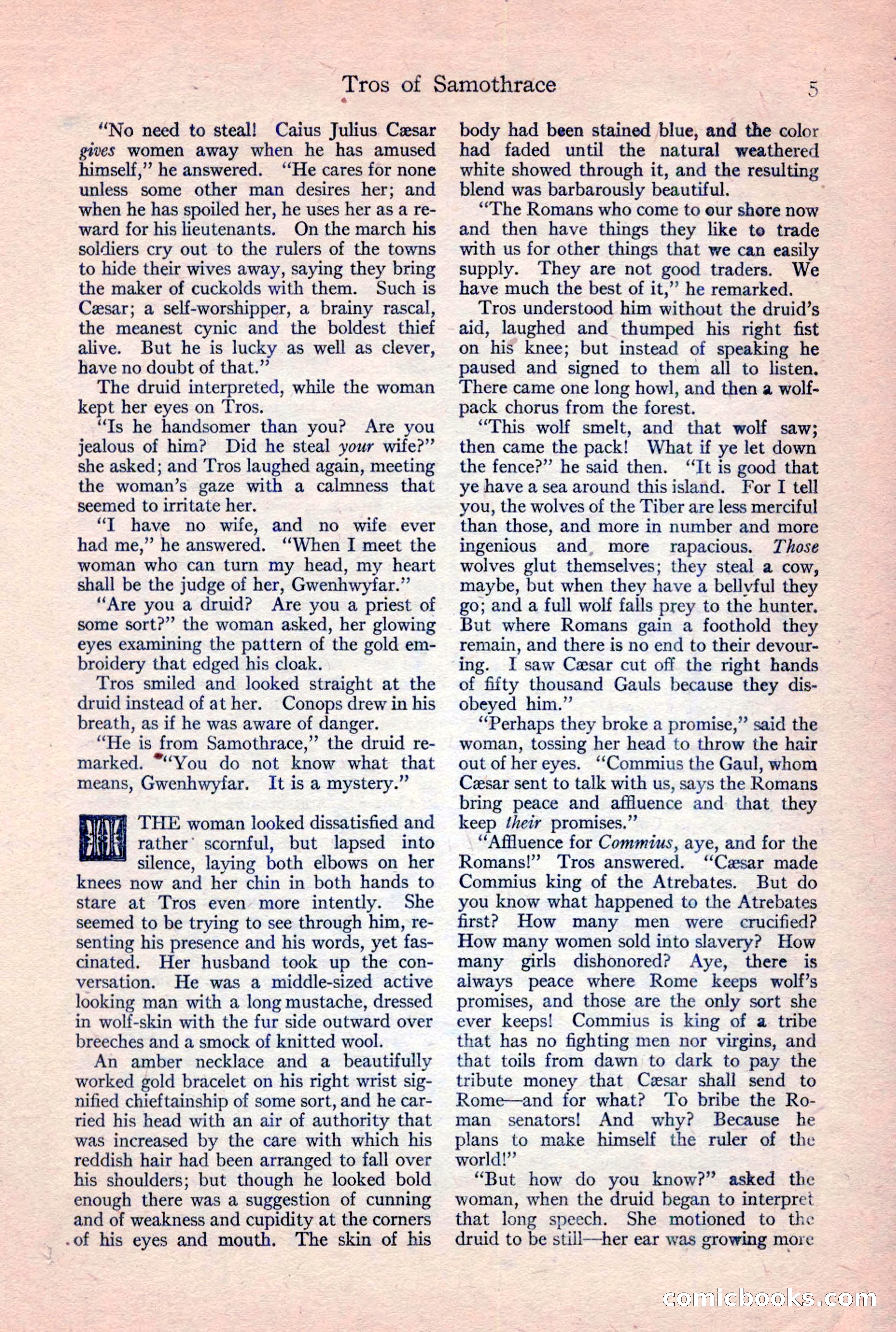 Adventure Magazine, February 10, 1925 — page 7 of 196